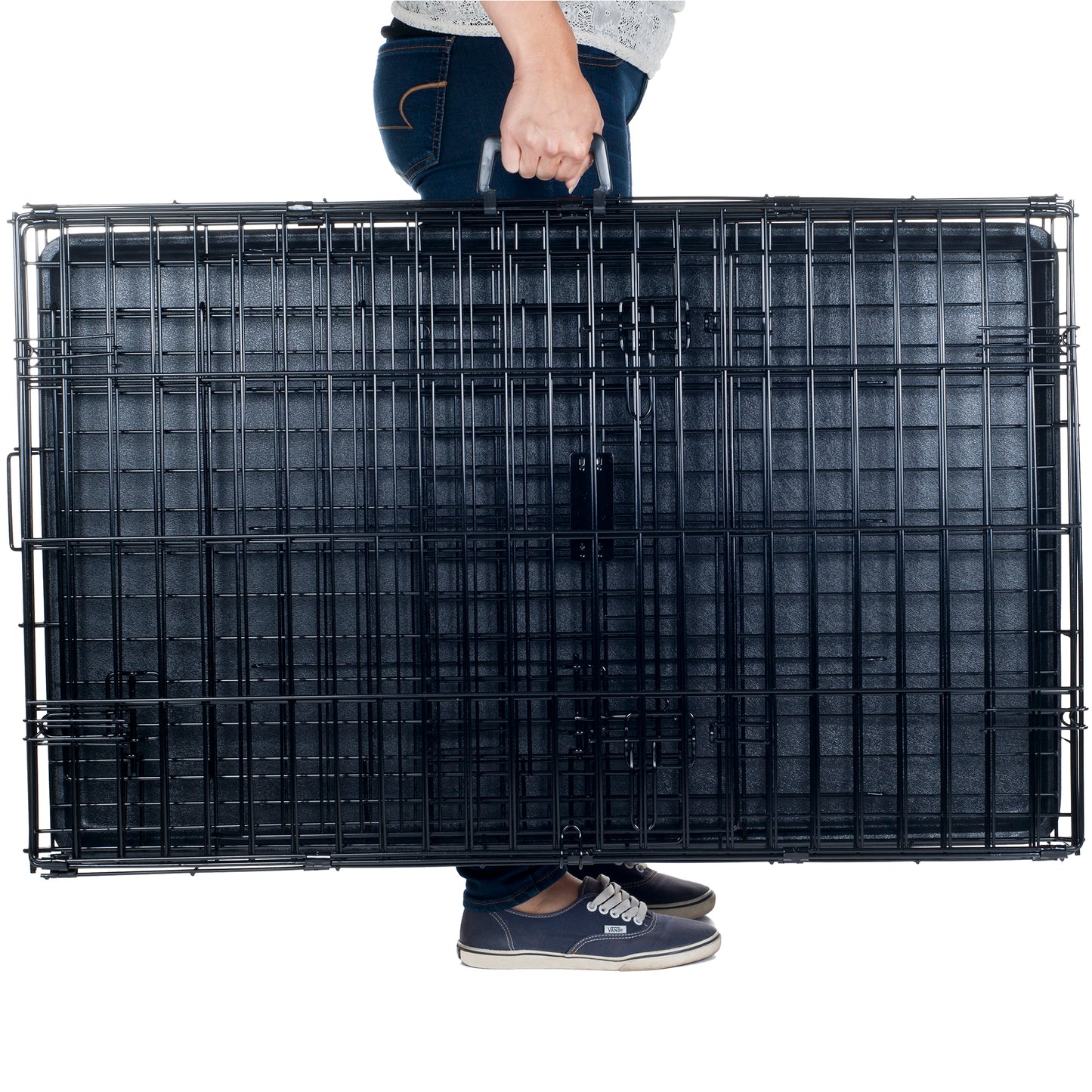 Dog Crate with Divider Panel