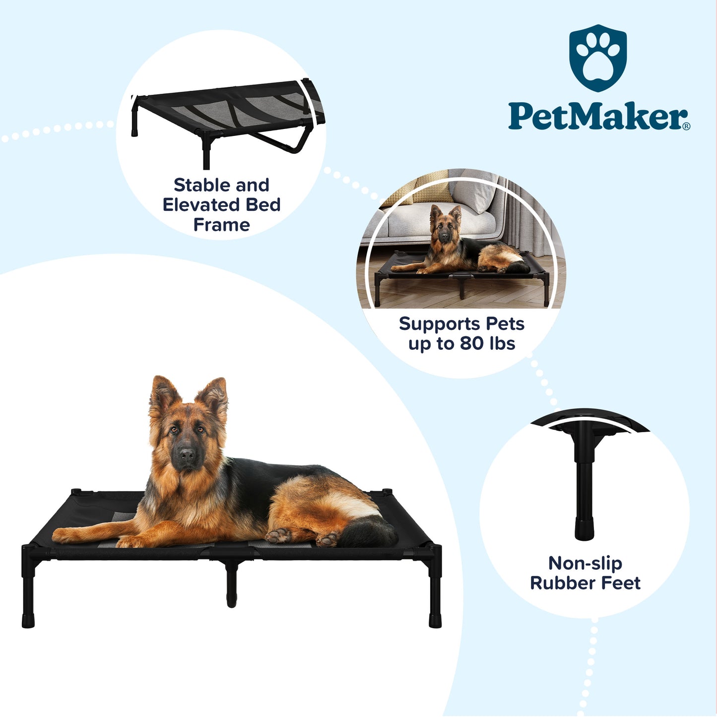 Elevated Dog Bed