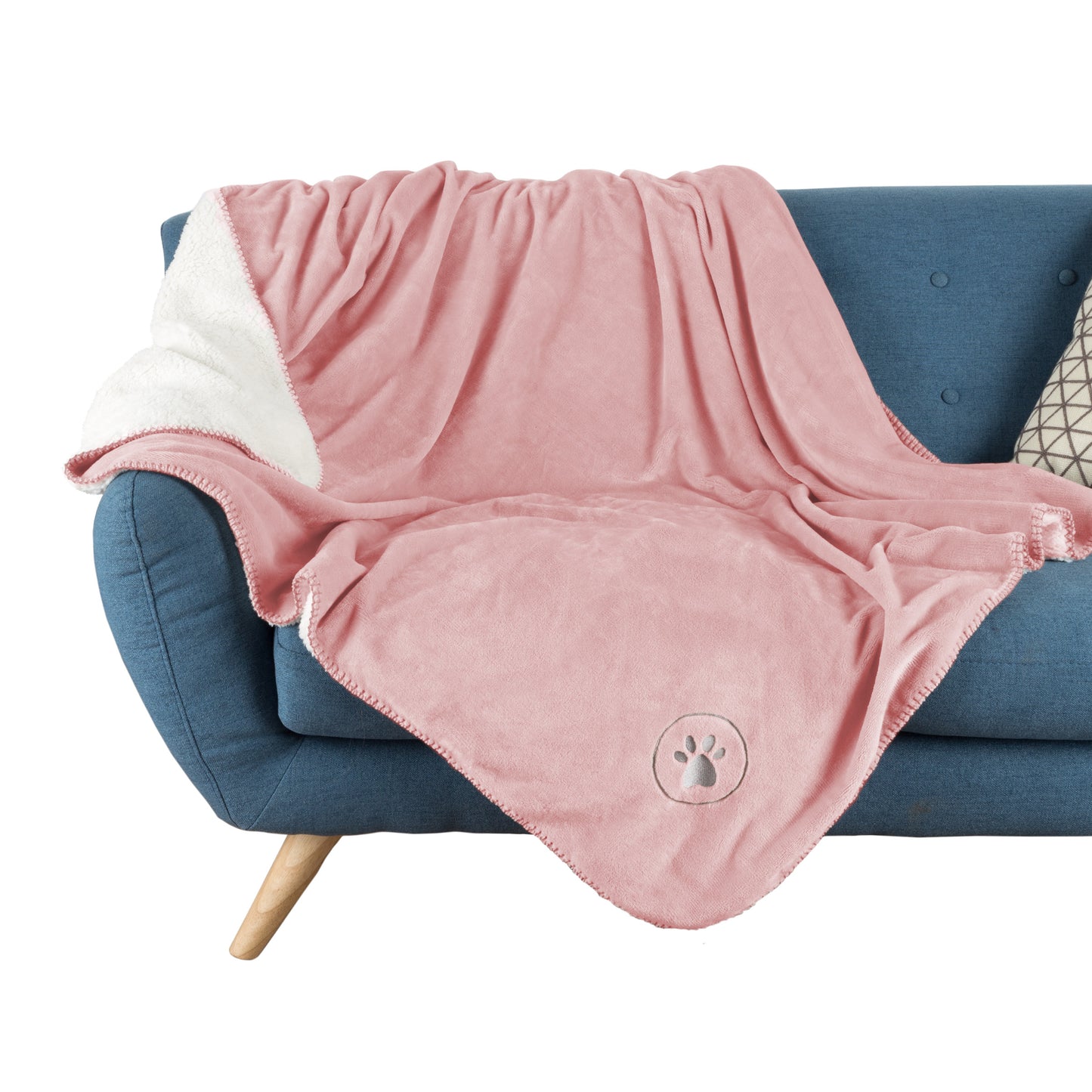 PETMAKER 50x60-Inch Waterproof Dog Blanket, Pink