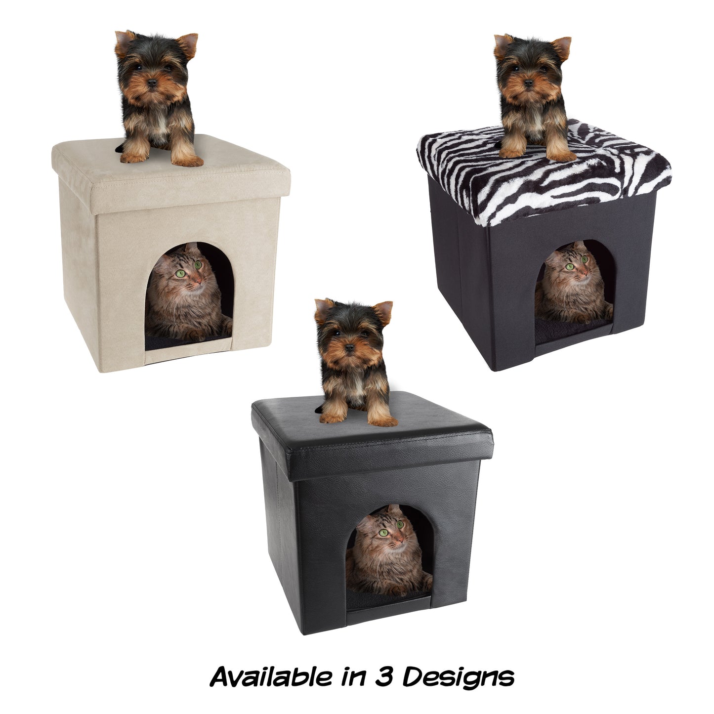 Collapsible Pet House Ottoman