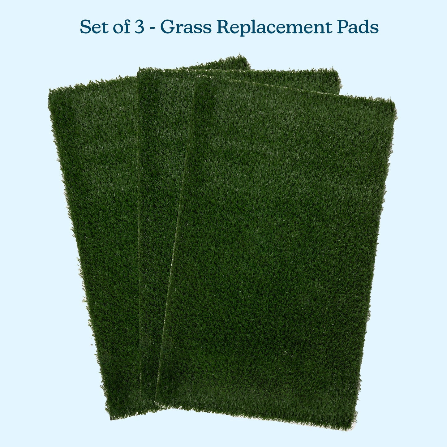 Set of 3 Replacement Turf Grass Pee Pads