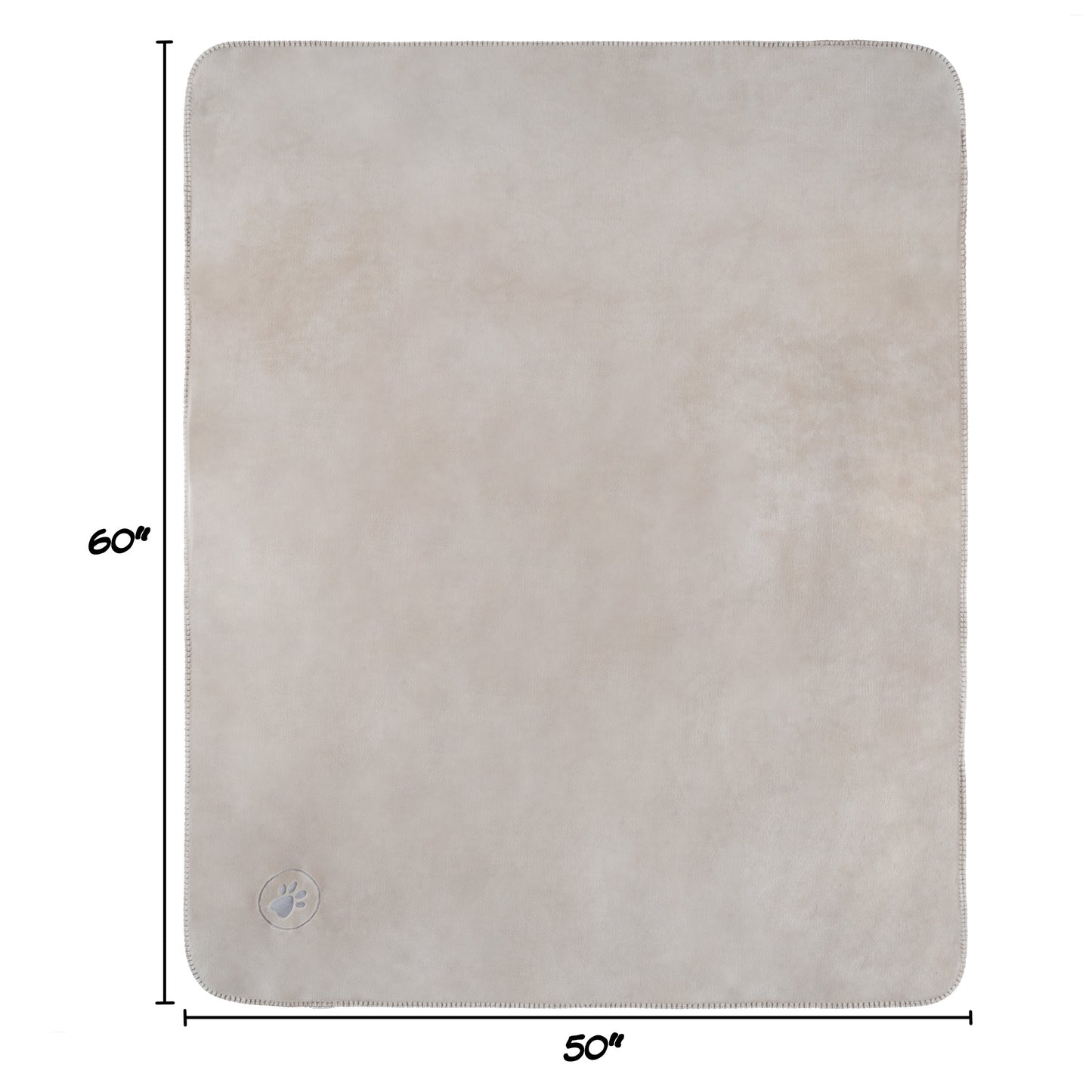 PETMAKER 50x60-Inch Waterproof Dog Blanket, Tan