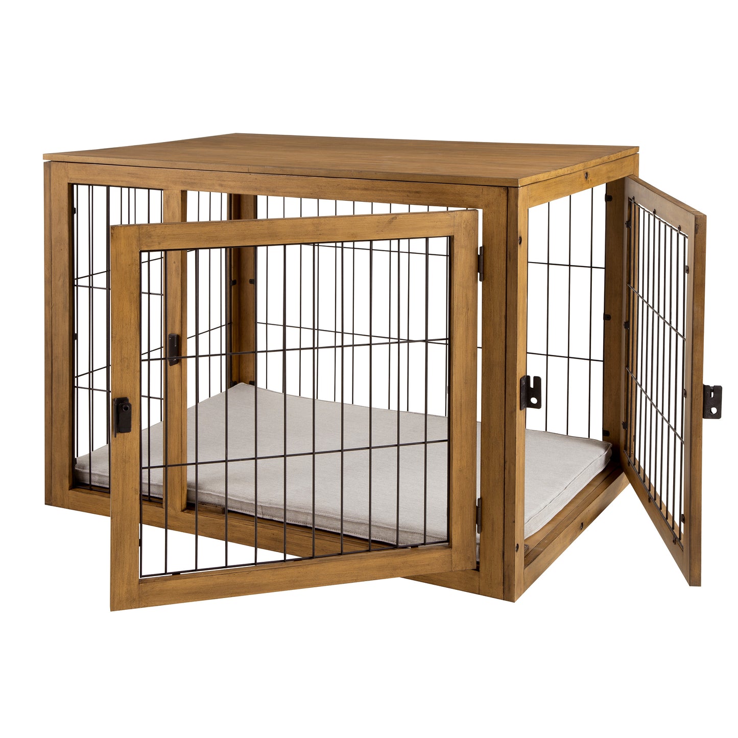 Furniture-Style Dog Crate, Natural