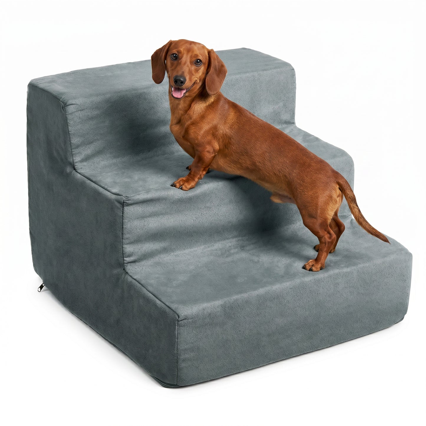 3-Step Nonslip Foam Pet Staircase
