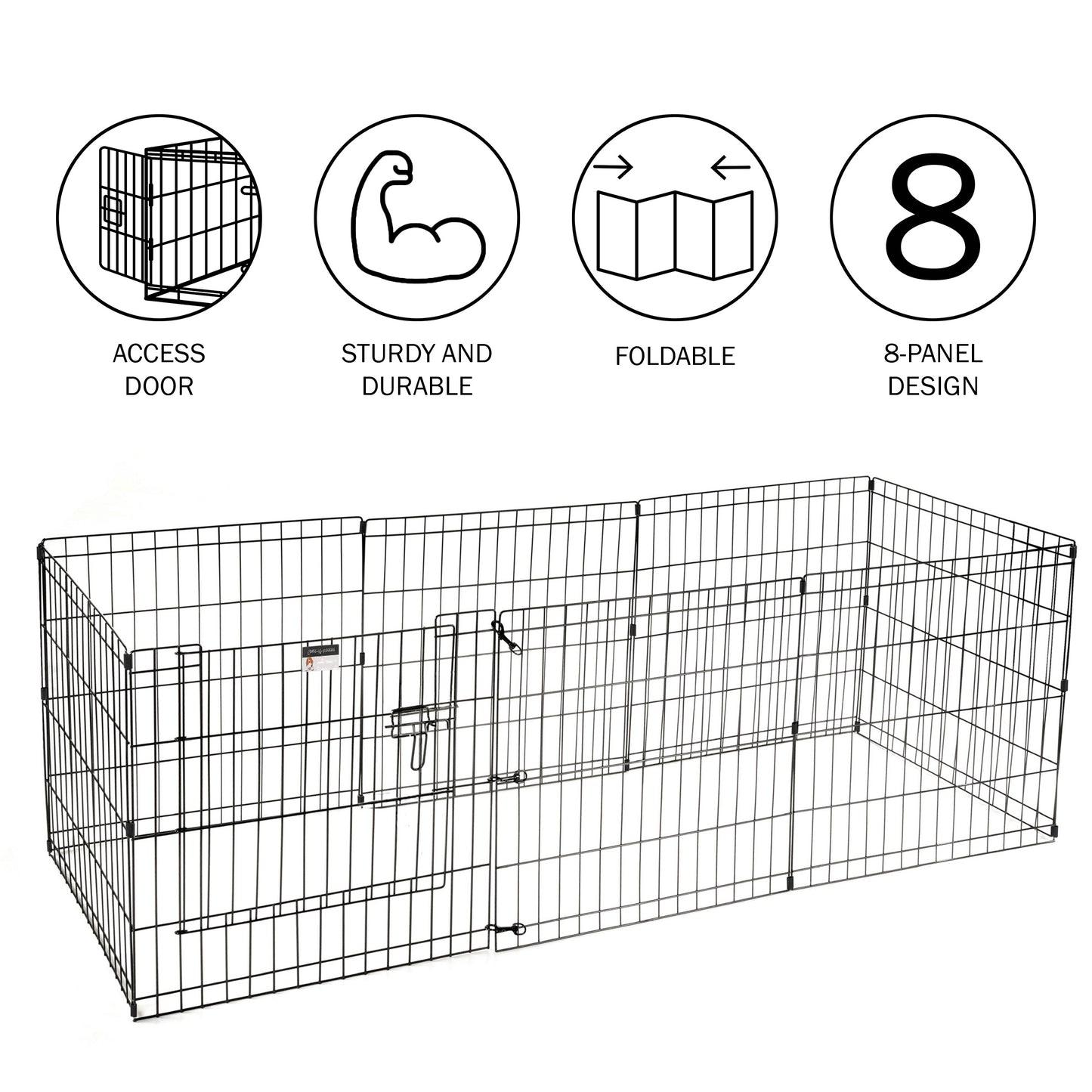 PETMAKER Indoor/Outdoor Foldable Dog Playpen