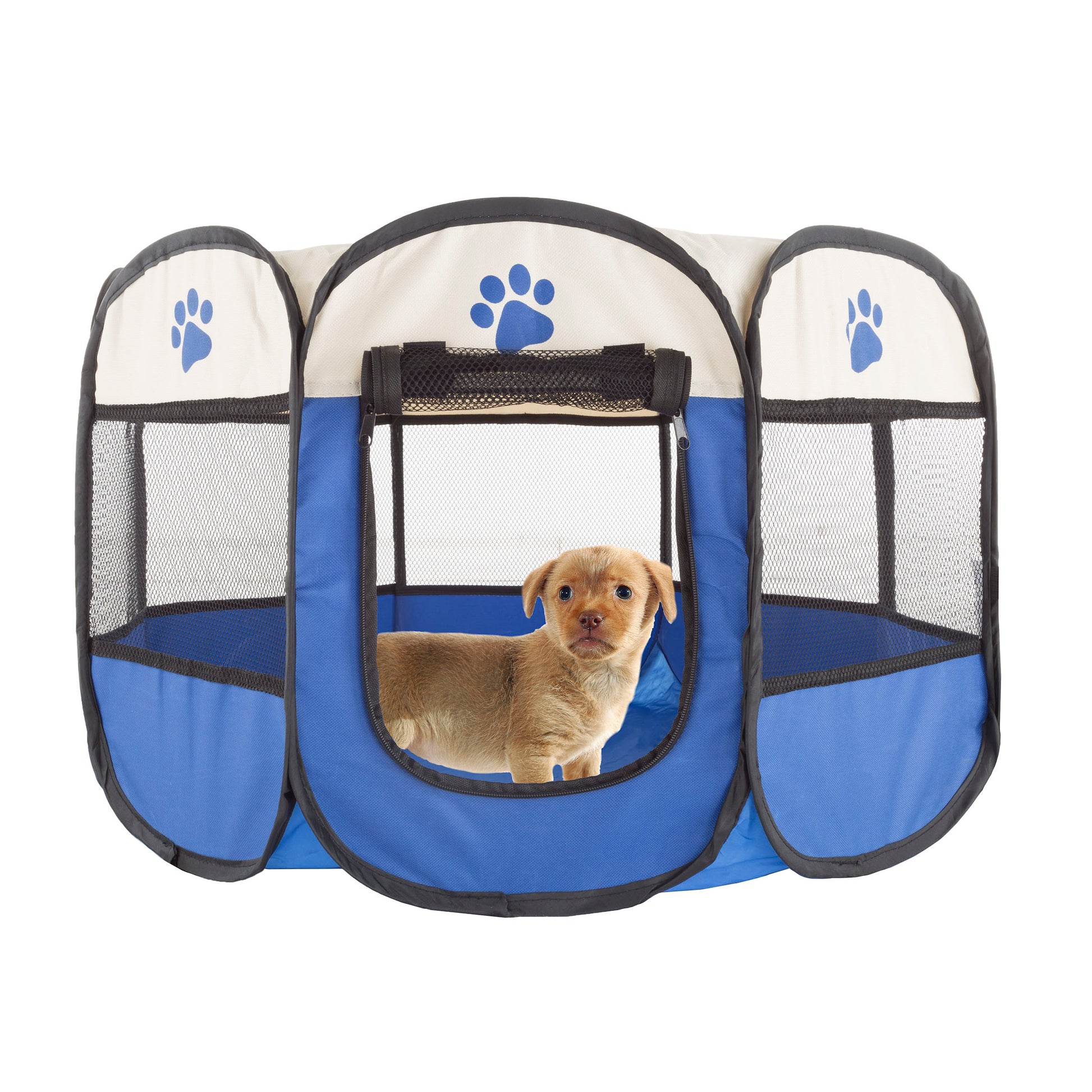 pop up pet tent PETMAKER Pop-Up Dog Playpen and Cat Tent