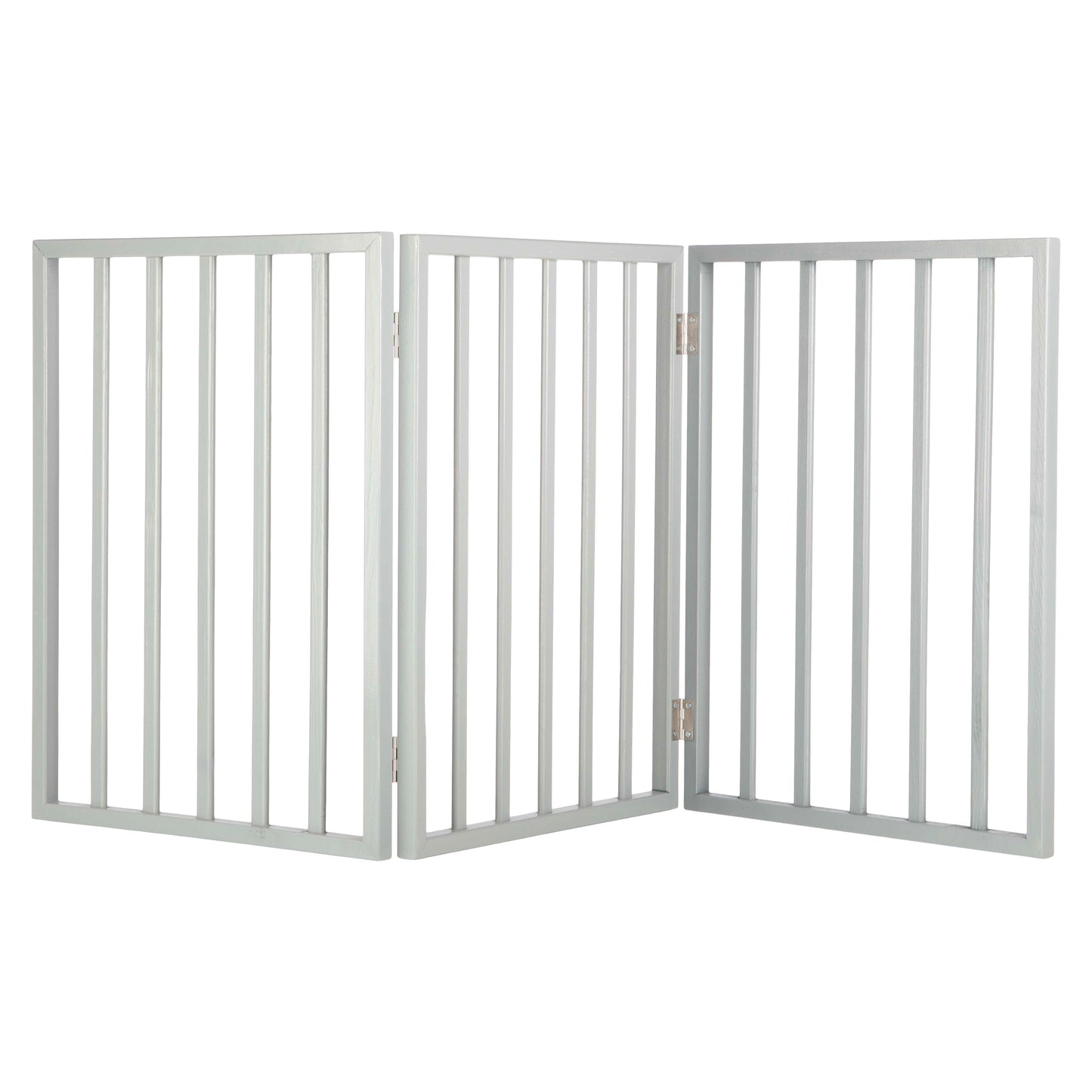 PETMAKER 3-Panel Indoor Foldable Pet Gate, Gray