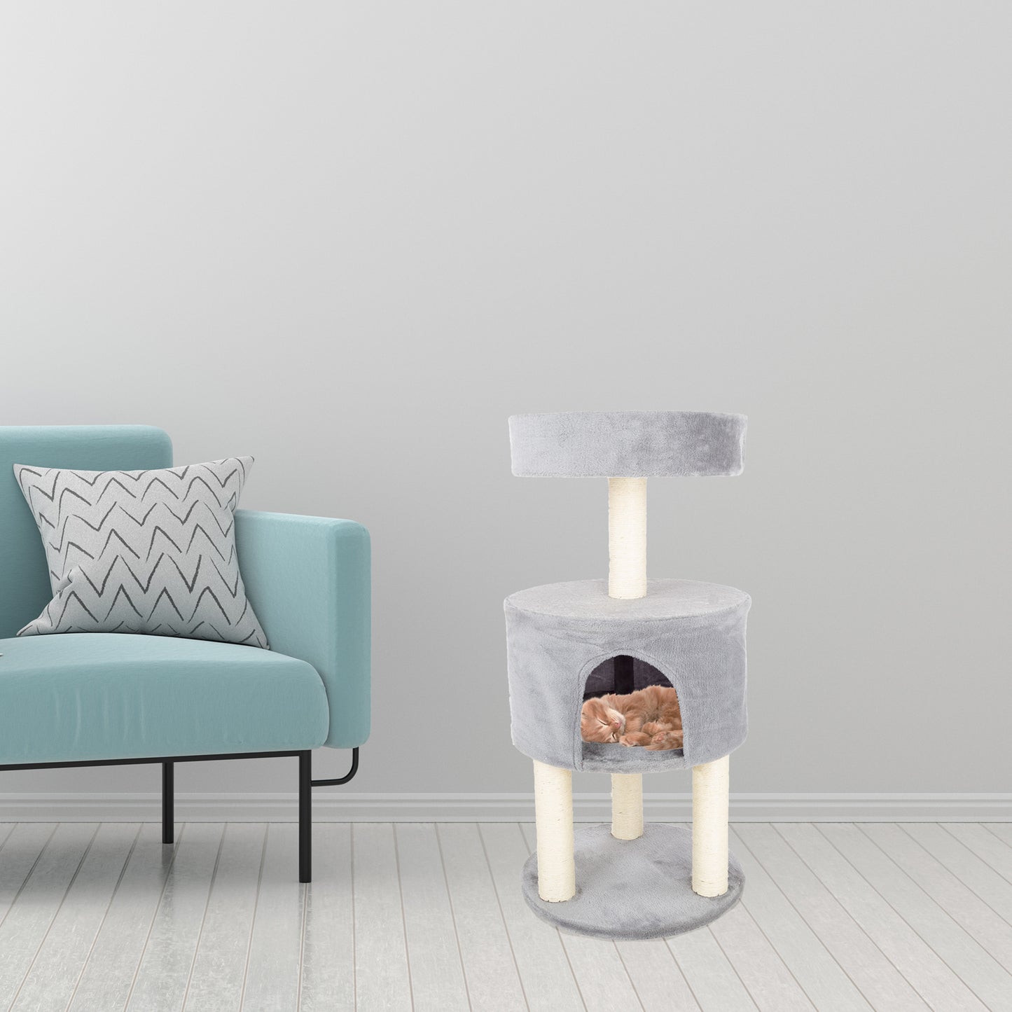 Kitty Cat Condo with Overhead Balcony