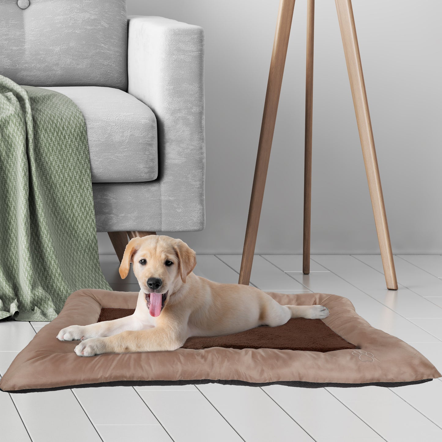 Sherpa Memory Foam Dog Bed
