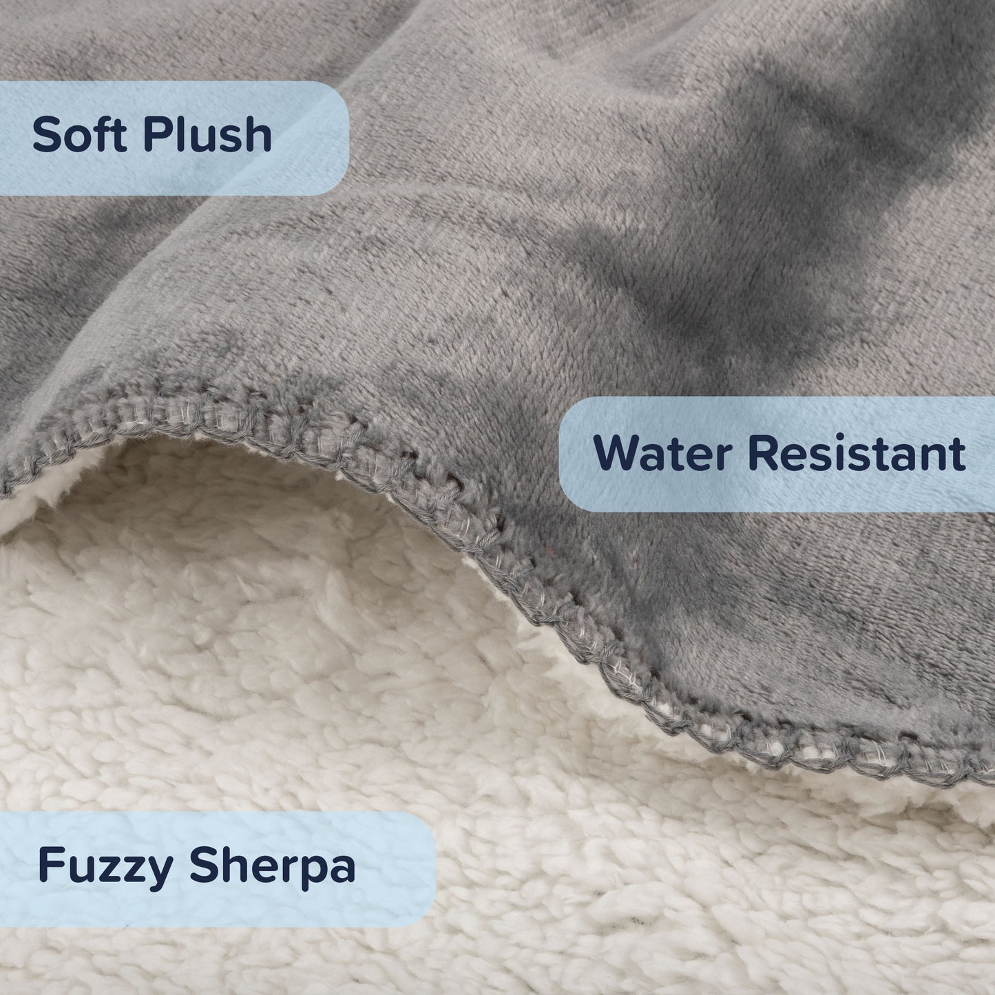 PETMAKER 30x40-Inch Waterproof Dog Blanket, Gray