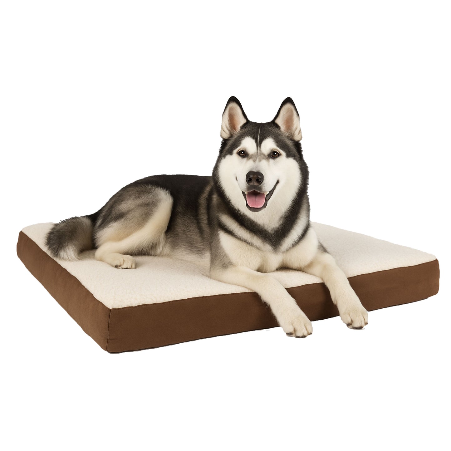 Orthopedic Sherpa Top Pet Bed