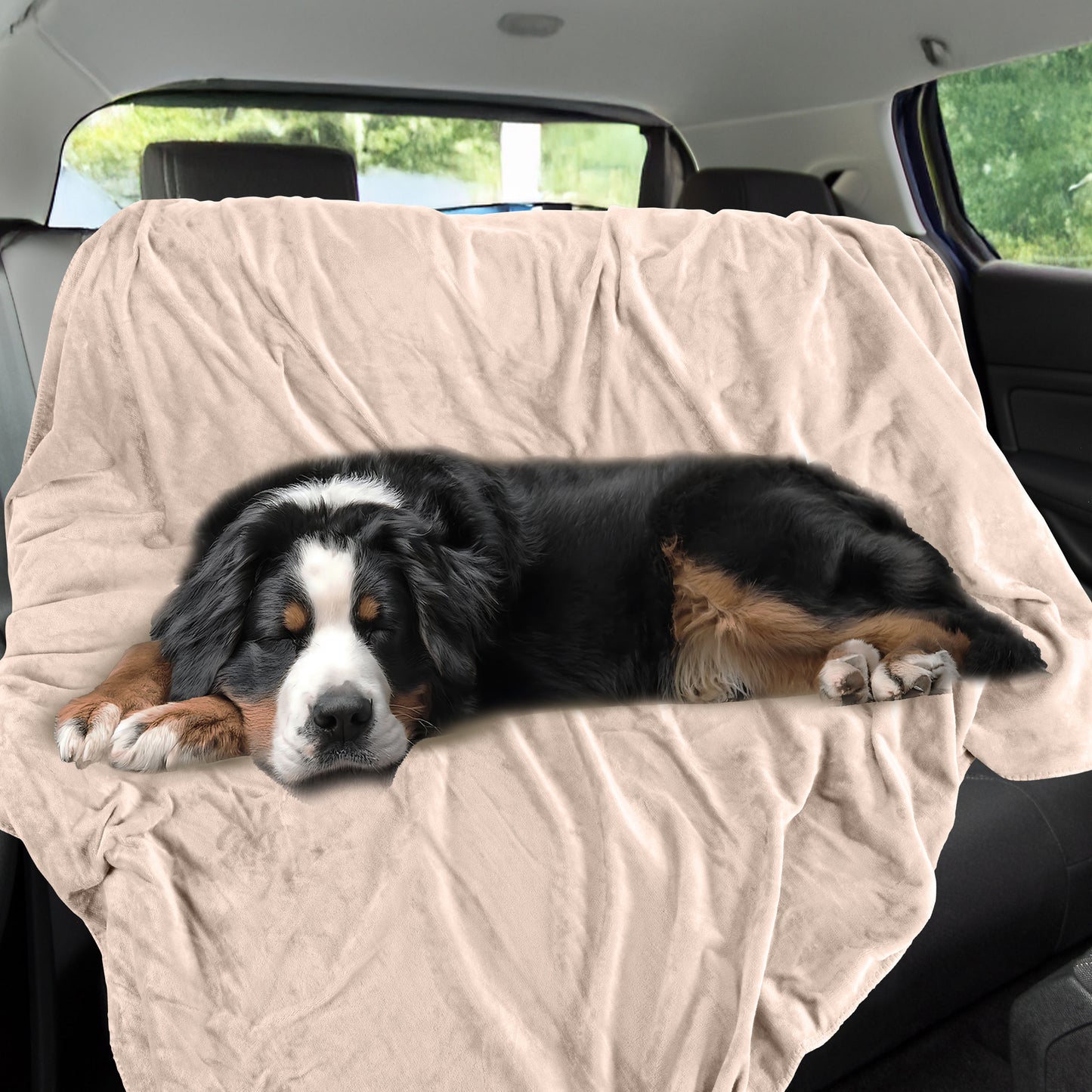 PETMAKER 60x70-Inch Waterproof Dog Blanket, Tan