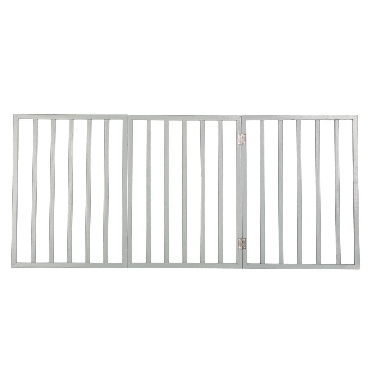 PETMAKER 3-Panel Indoor Foldable Pet Gate, Gray
