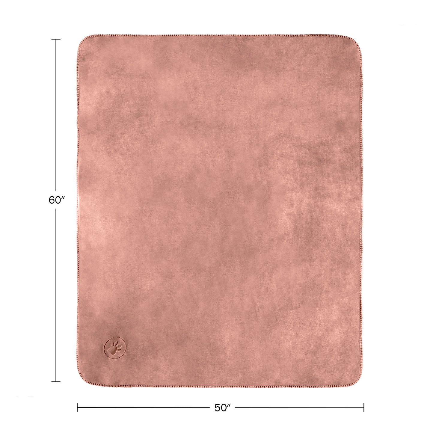 PETMAKER 50x60-Inch Waterproof Dog Blanket, Pink