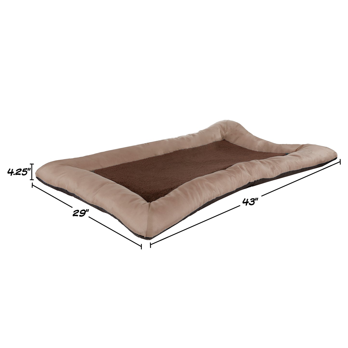 Sherpa Memory Foam Dog Bed