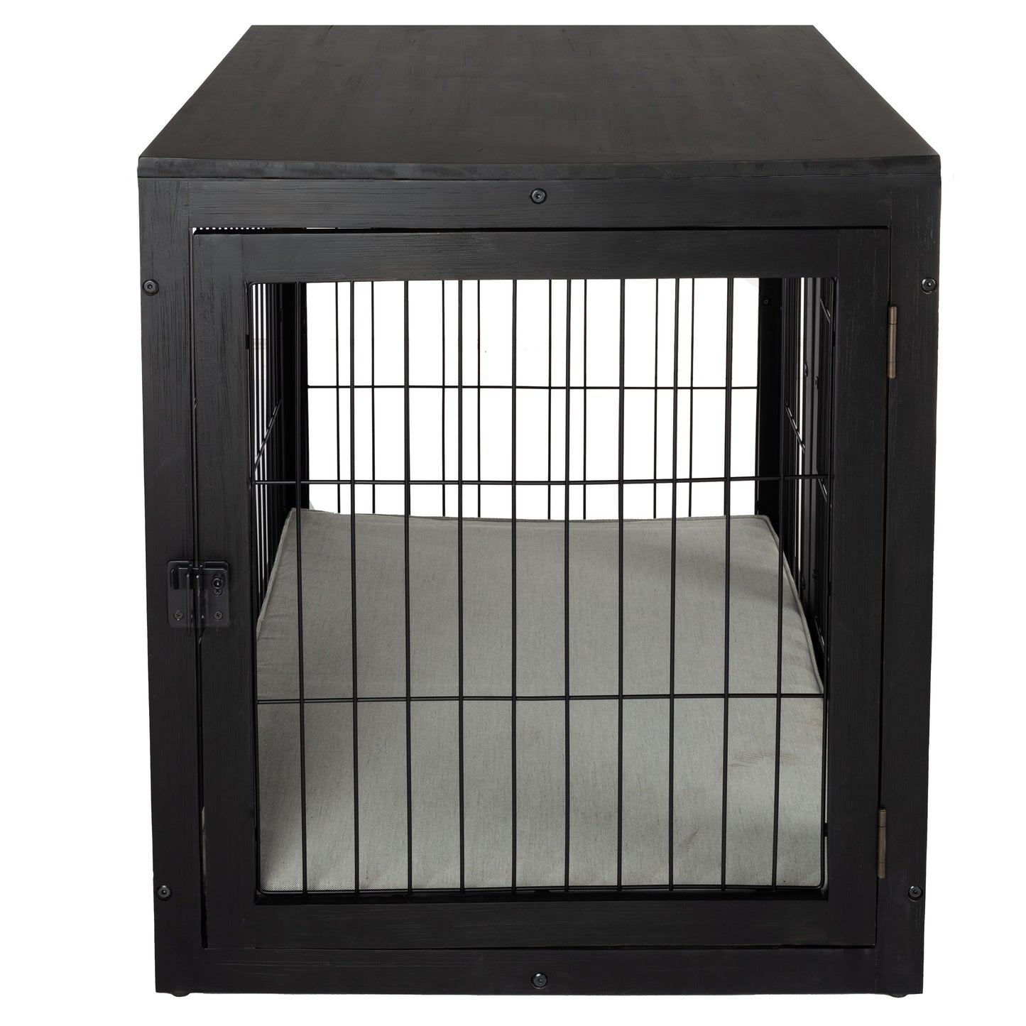 Furniture-Style Dog Crate, Black