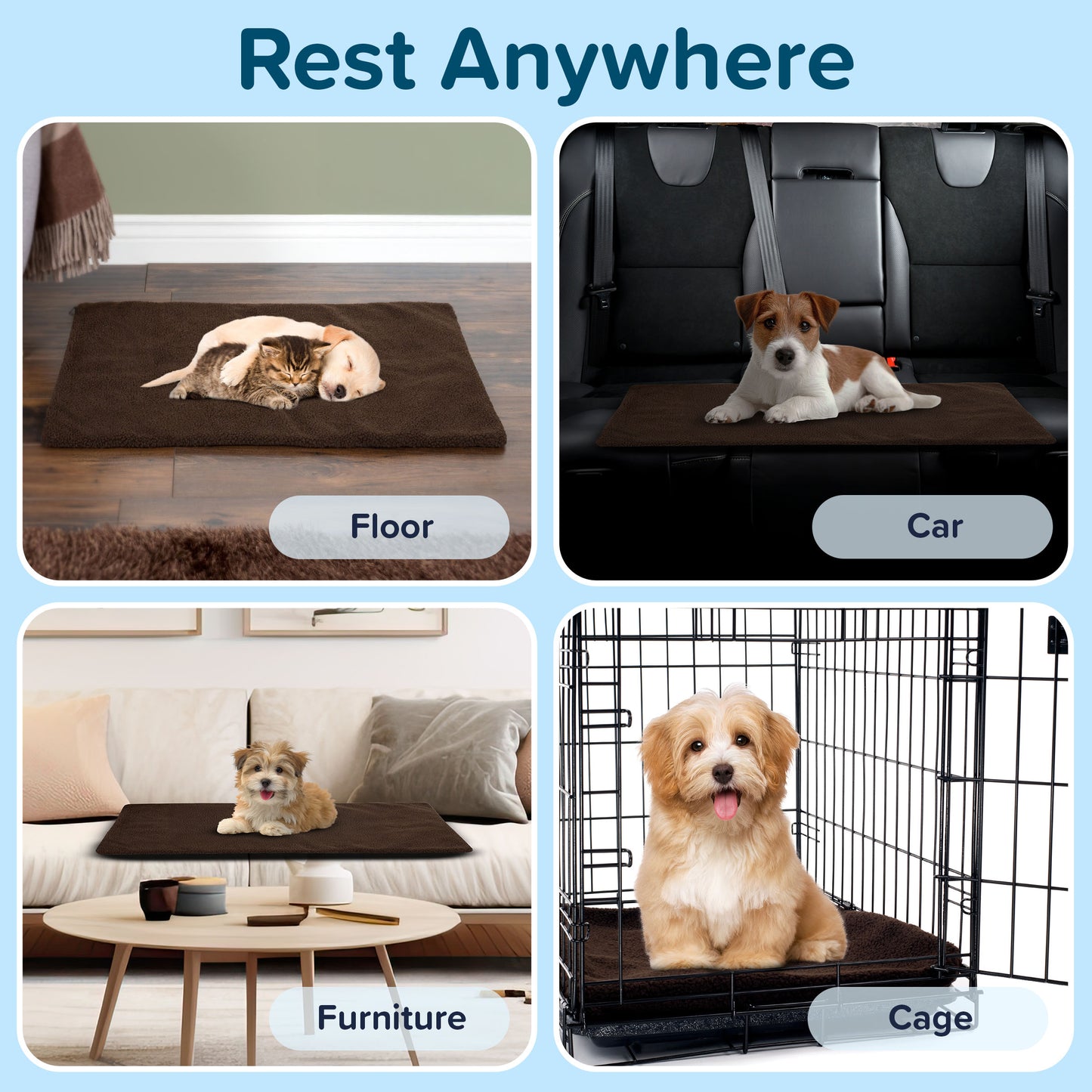 Self-Heating Pet Pad Thermal Pet Mat