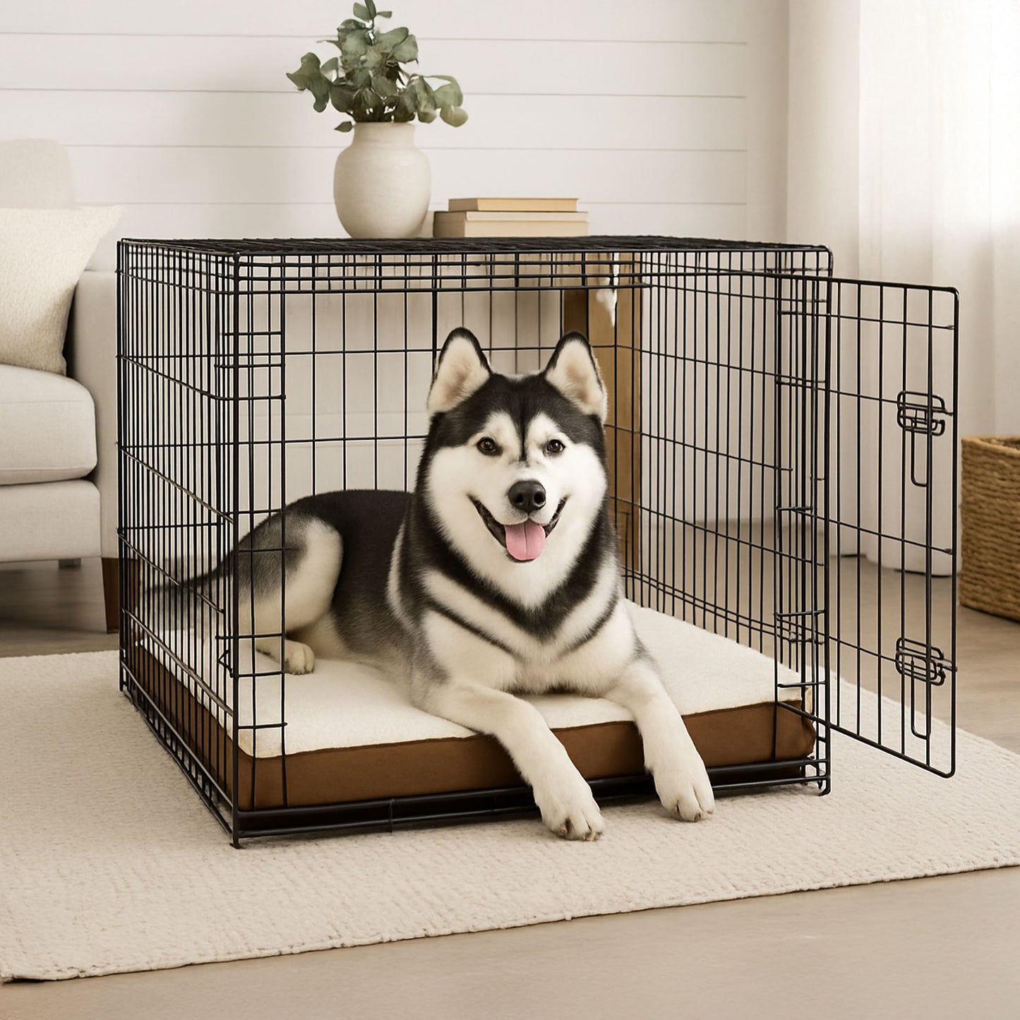 Orthopedic Sherpa Top Pet Bed