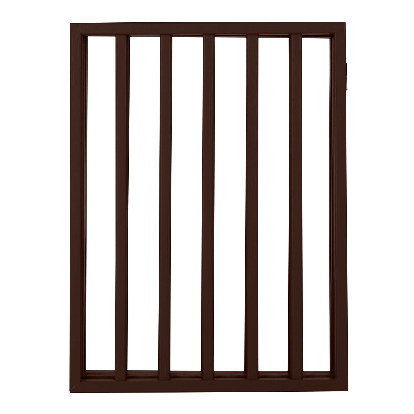 PETMAKER 4-Panel Indoor Foldable Pet Gate, Brown