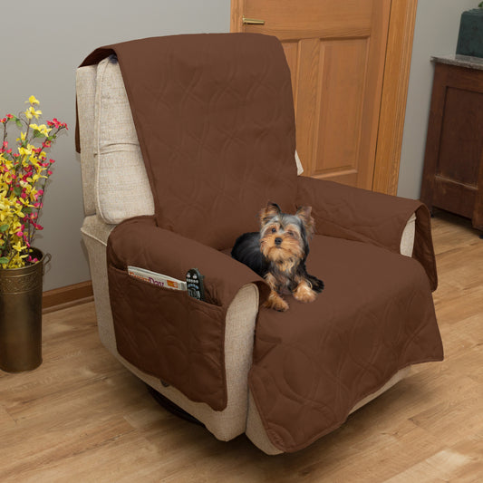 PETMAKER Chair Cover for Dogs and Kids, Brown