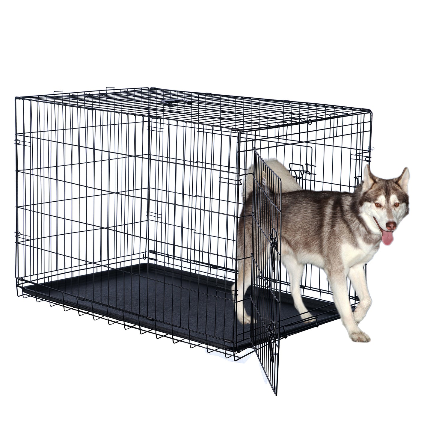 Grepow 42-Inch Dog Kennel with Double Doors