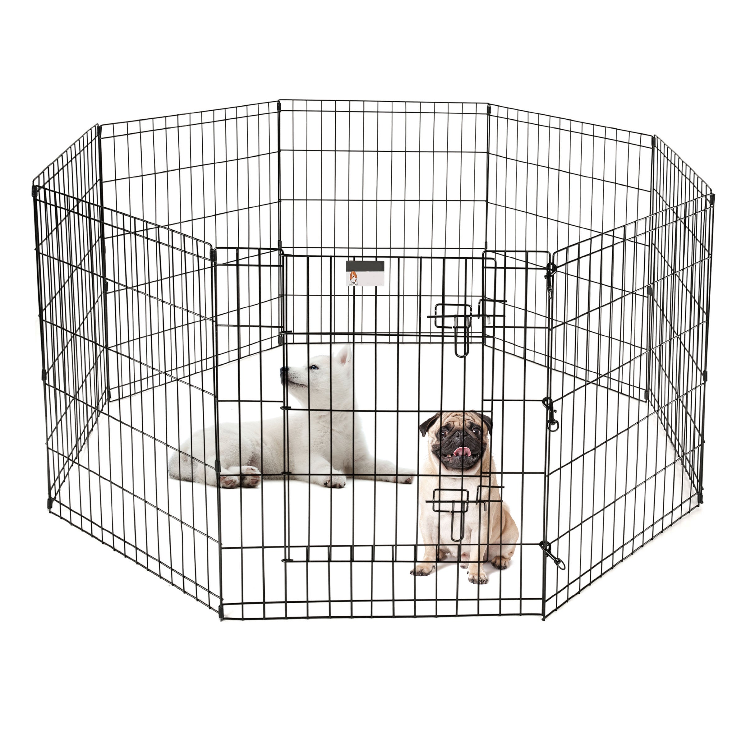 PETMAKER Indoor/Outdoor Foldable Puppy Dog Playpen - Eight 24x30in