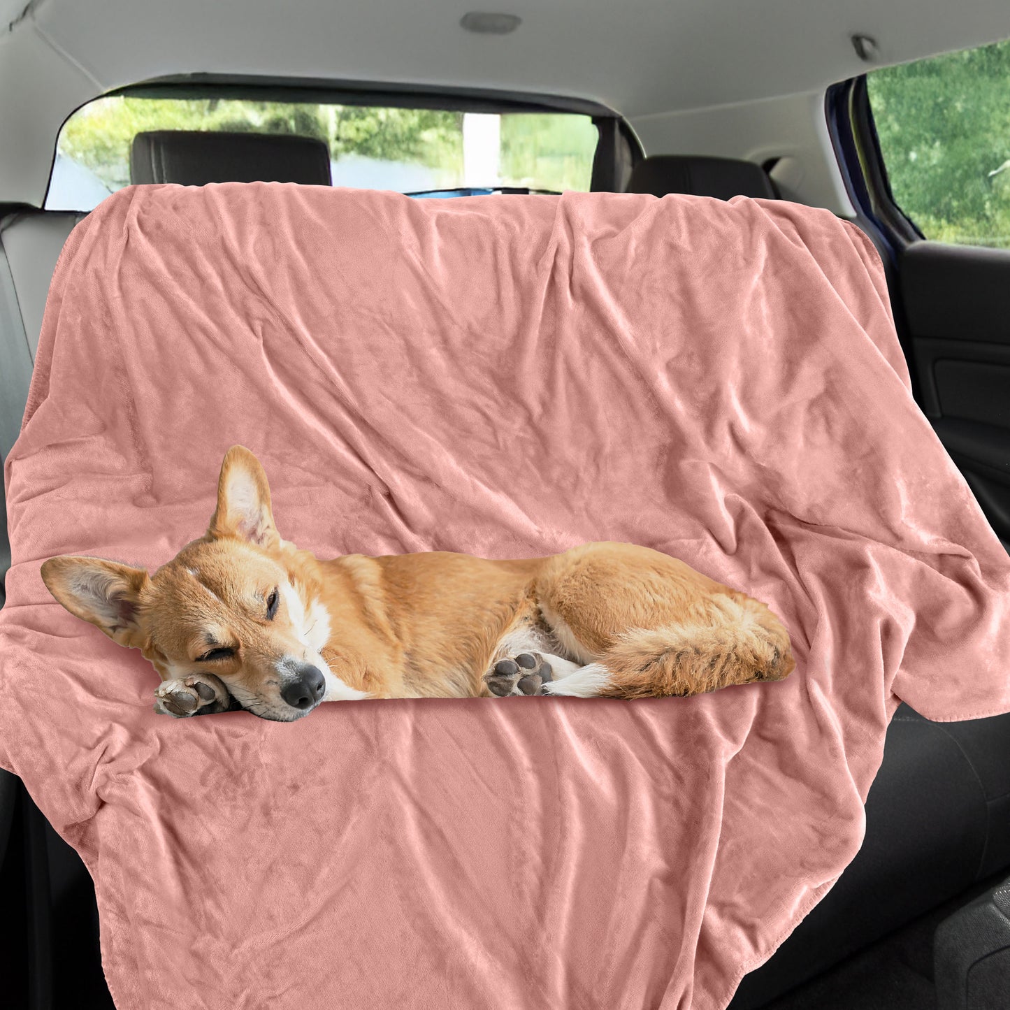 PETMAKER 50x60-Inch Waterproof Dog Blanket, Pink