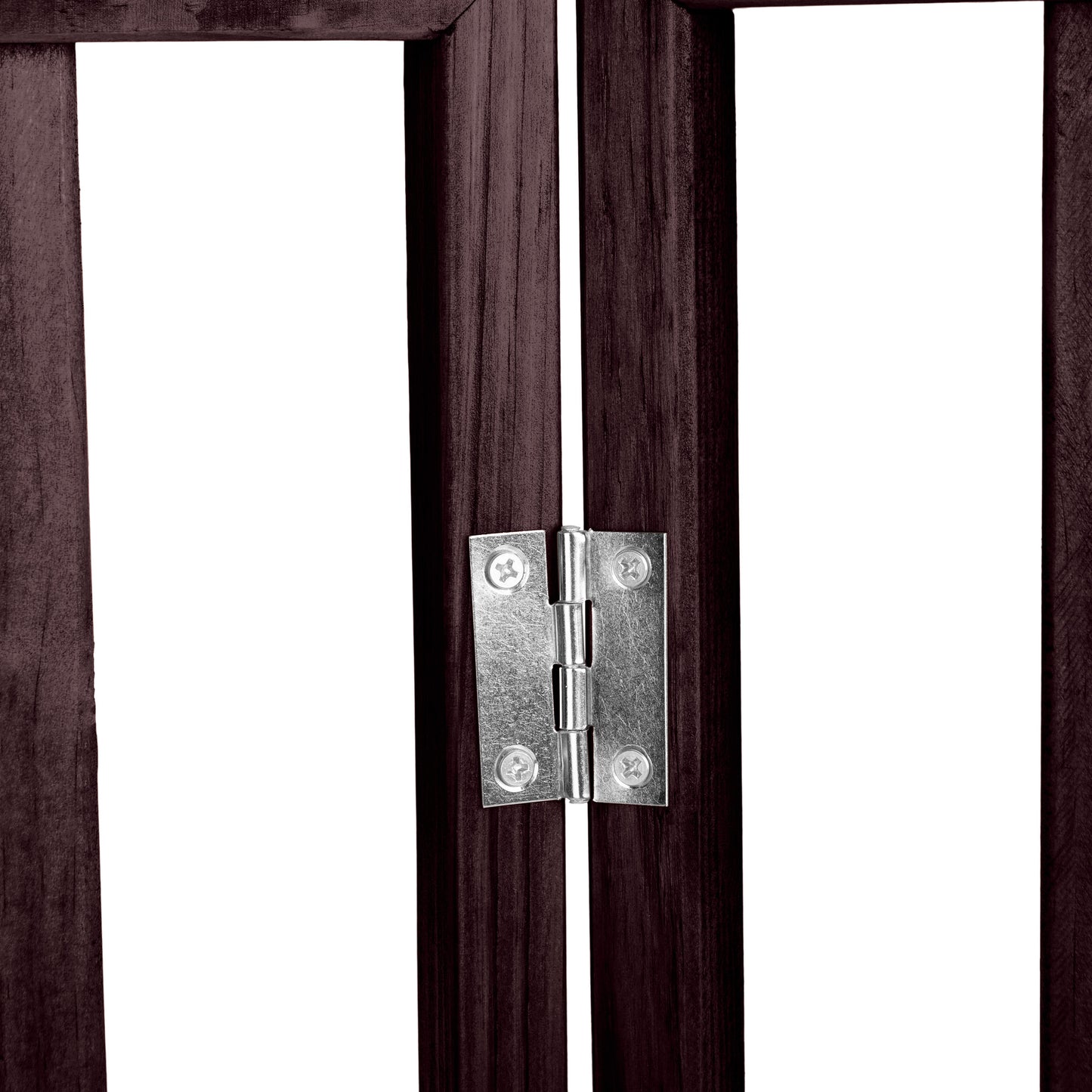 PETMAKER 3-Panel Foldable Pet Gate, Brown