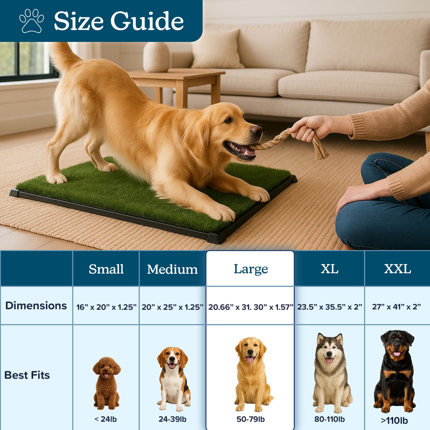 Artificial Grass Puppy Pad