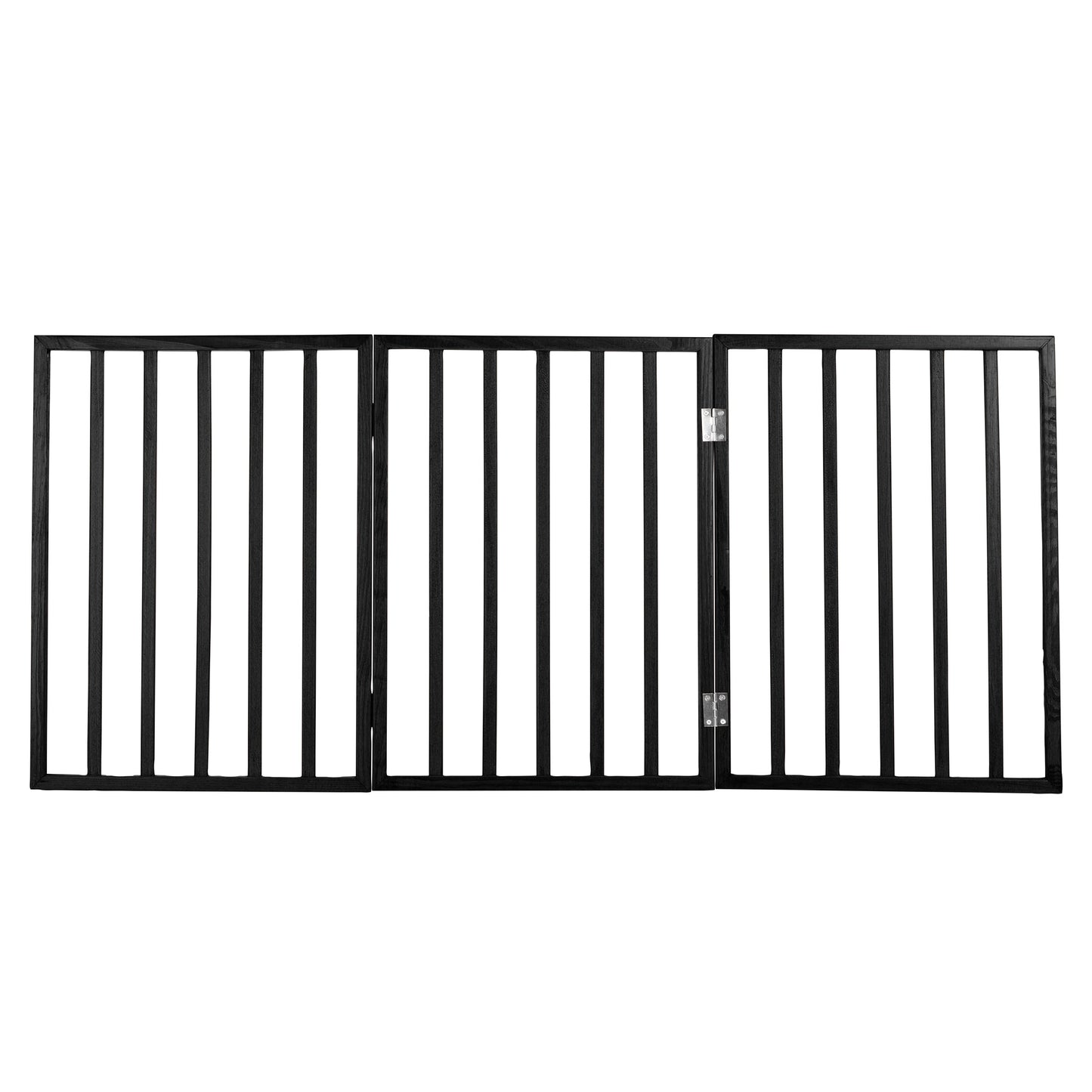 PETMAKER 3-Panel Indoor Foldable Pet Gate, Black