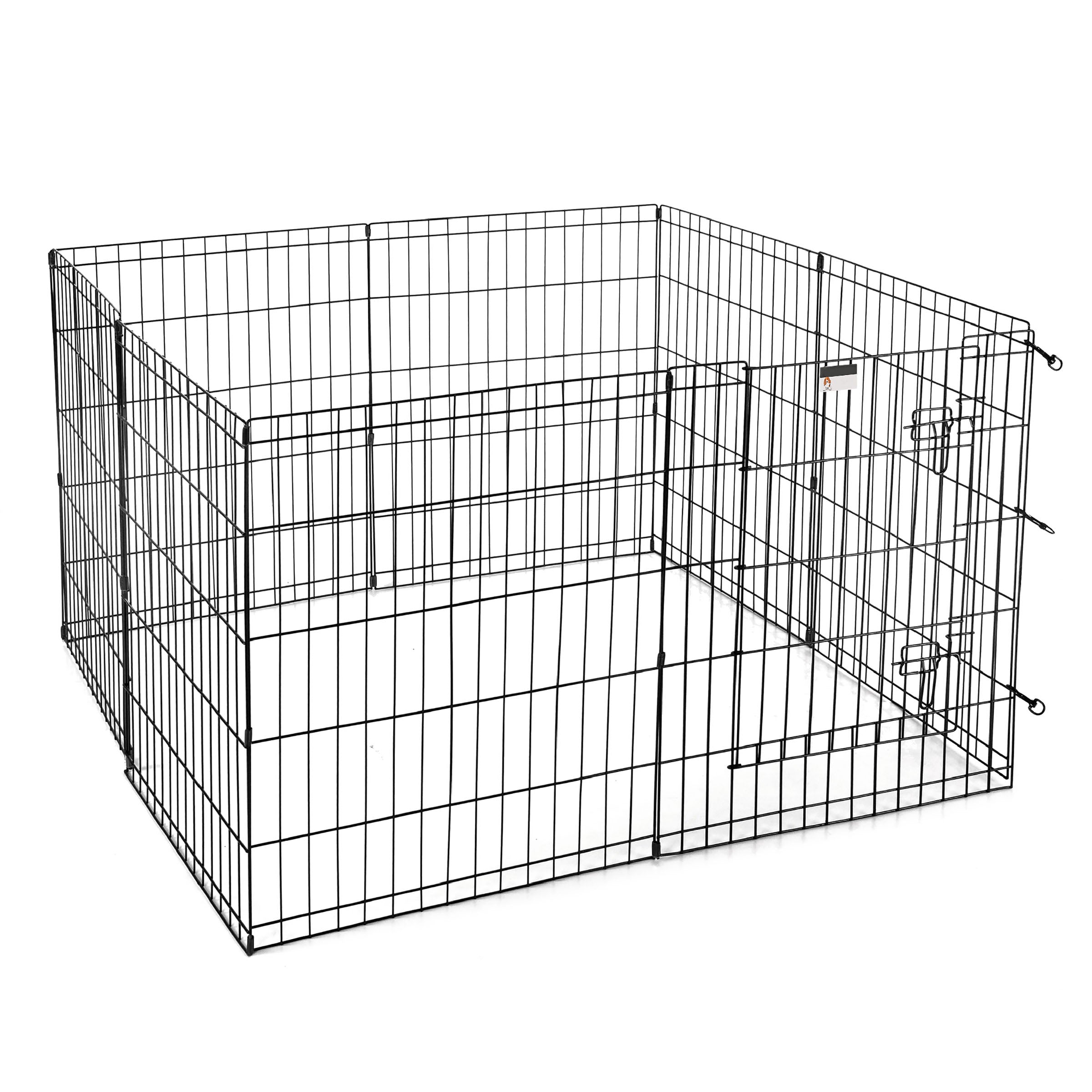 PETMAKER Indoor/Outdoor Foldable Puppy Dog Playpen - Eight 24x30in