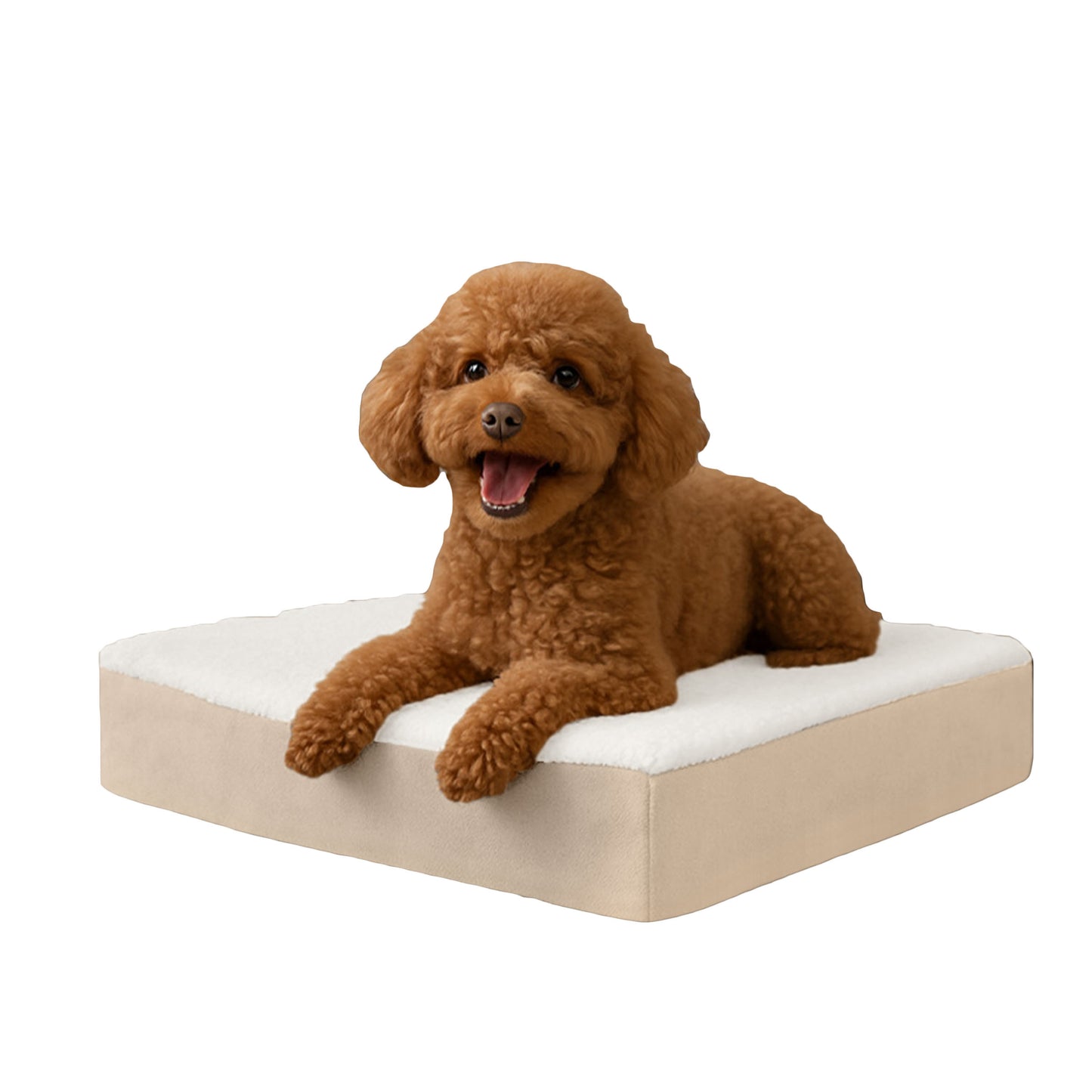 Orthopedic Sherpa Top Pet Bed