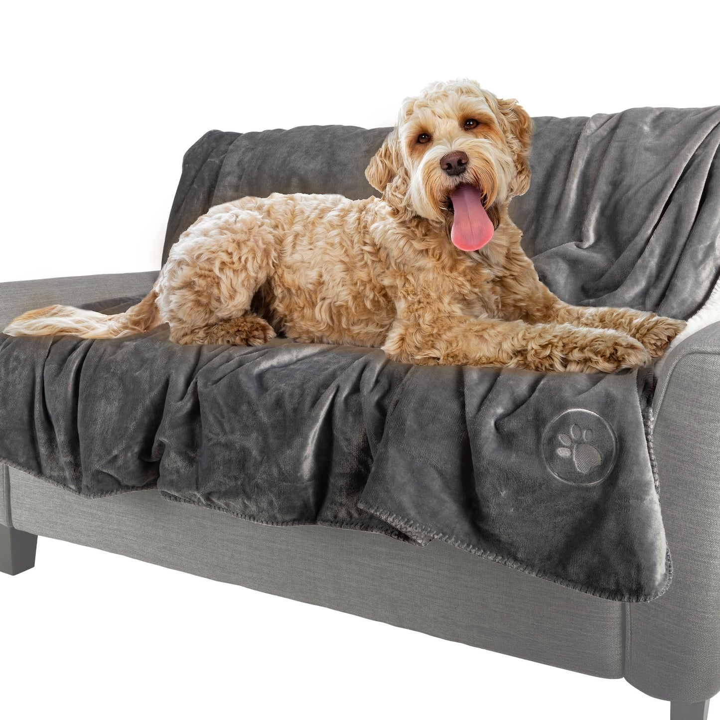 PETMAKER 60x70-Inch Waterproof Dog Blanket, Gray