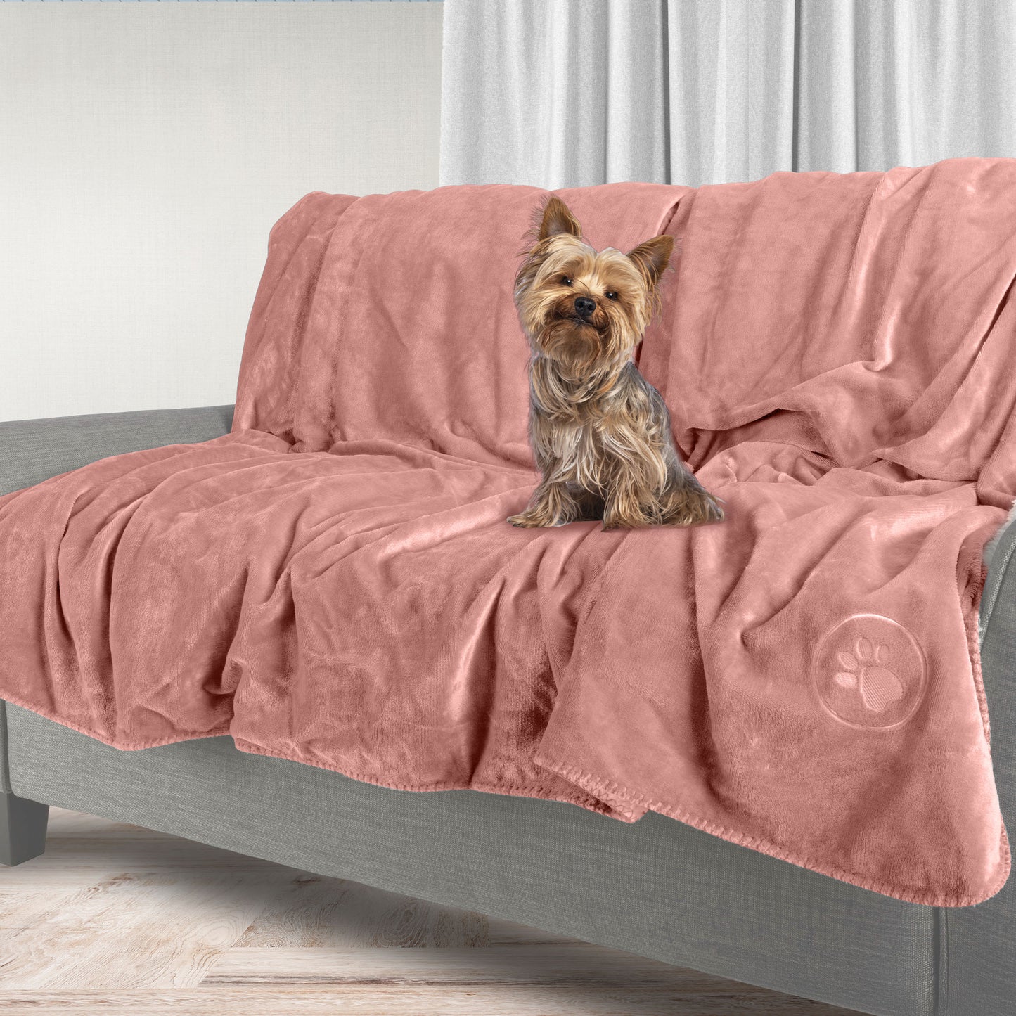 PETMAKER 30x40-Inch Waterproof Dog Blanket, Pink