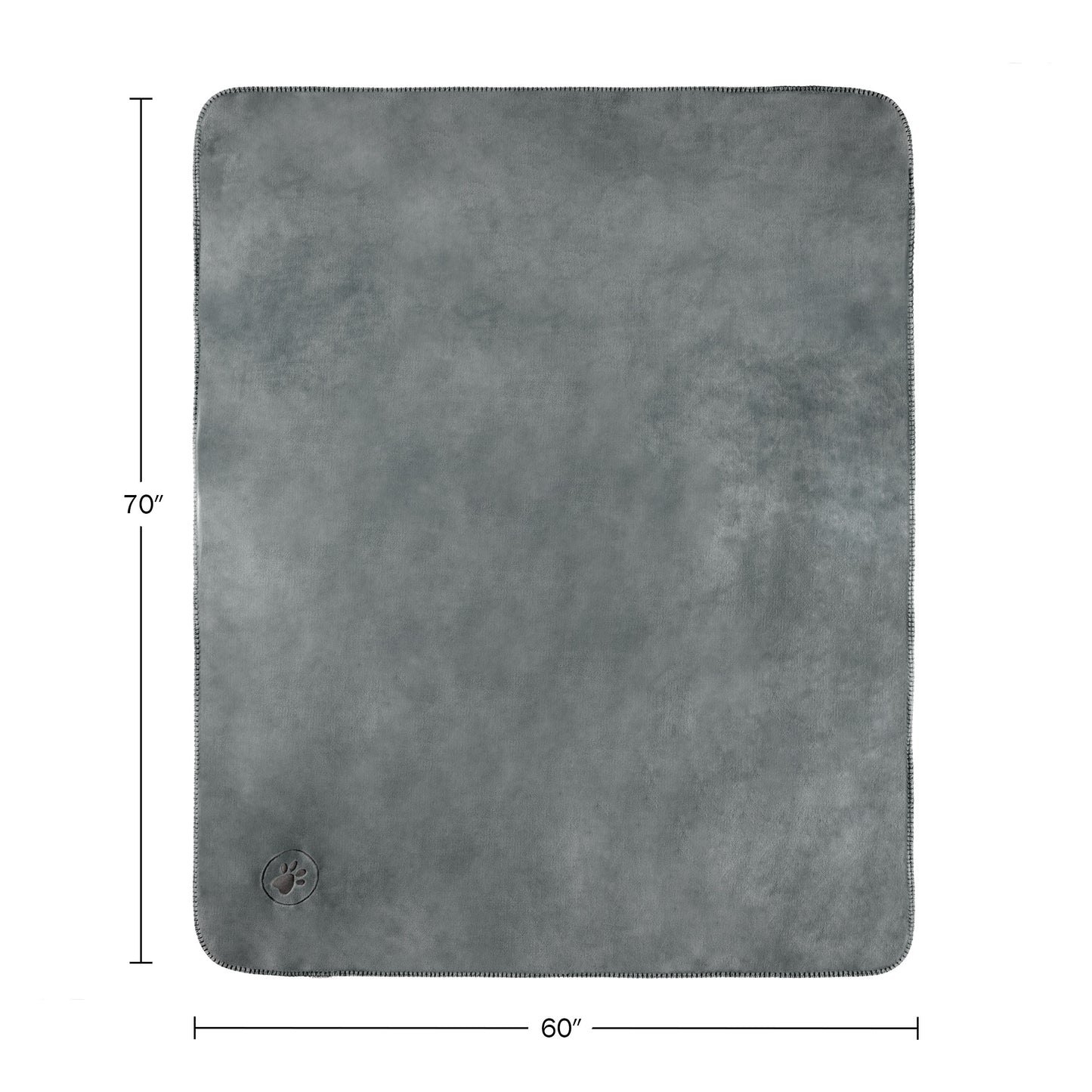PETMAKER 60x70-Inch Waterproof Dog Blanket, Gray