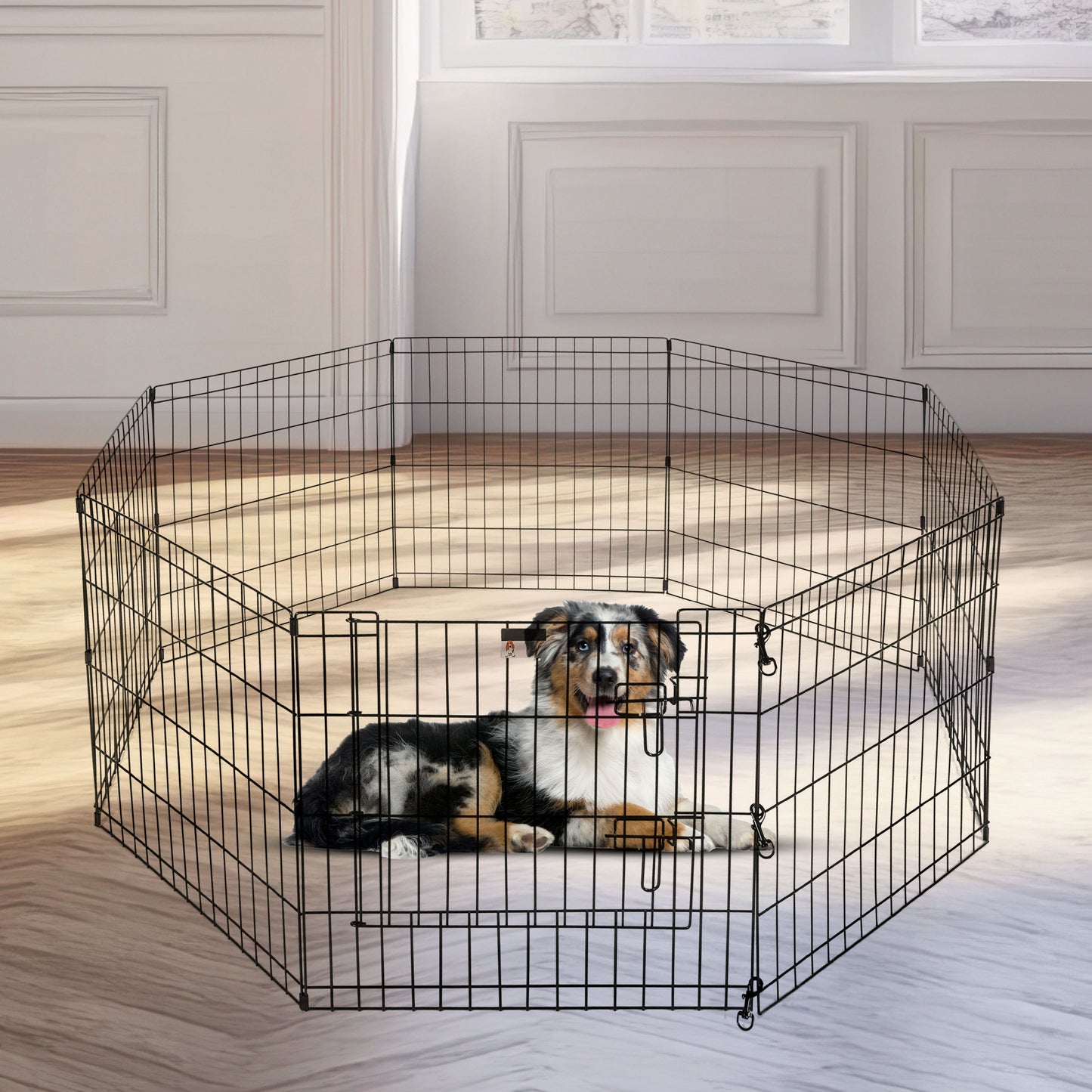 PETMAKER Indoor/Outdoor Foldable Dog Playpen