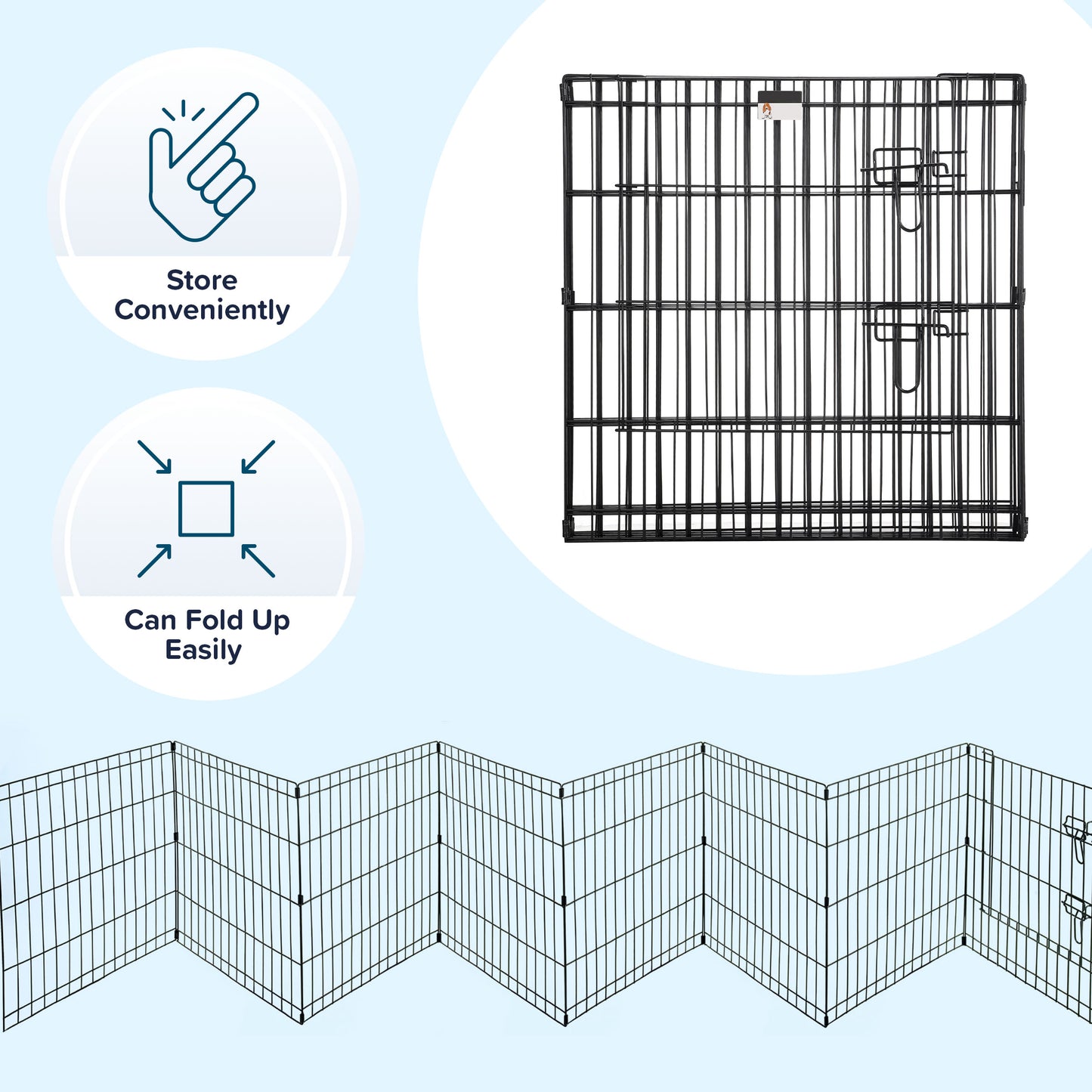 PETMAKER Indoor/Outdoor Foldable Dog Playpen