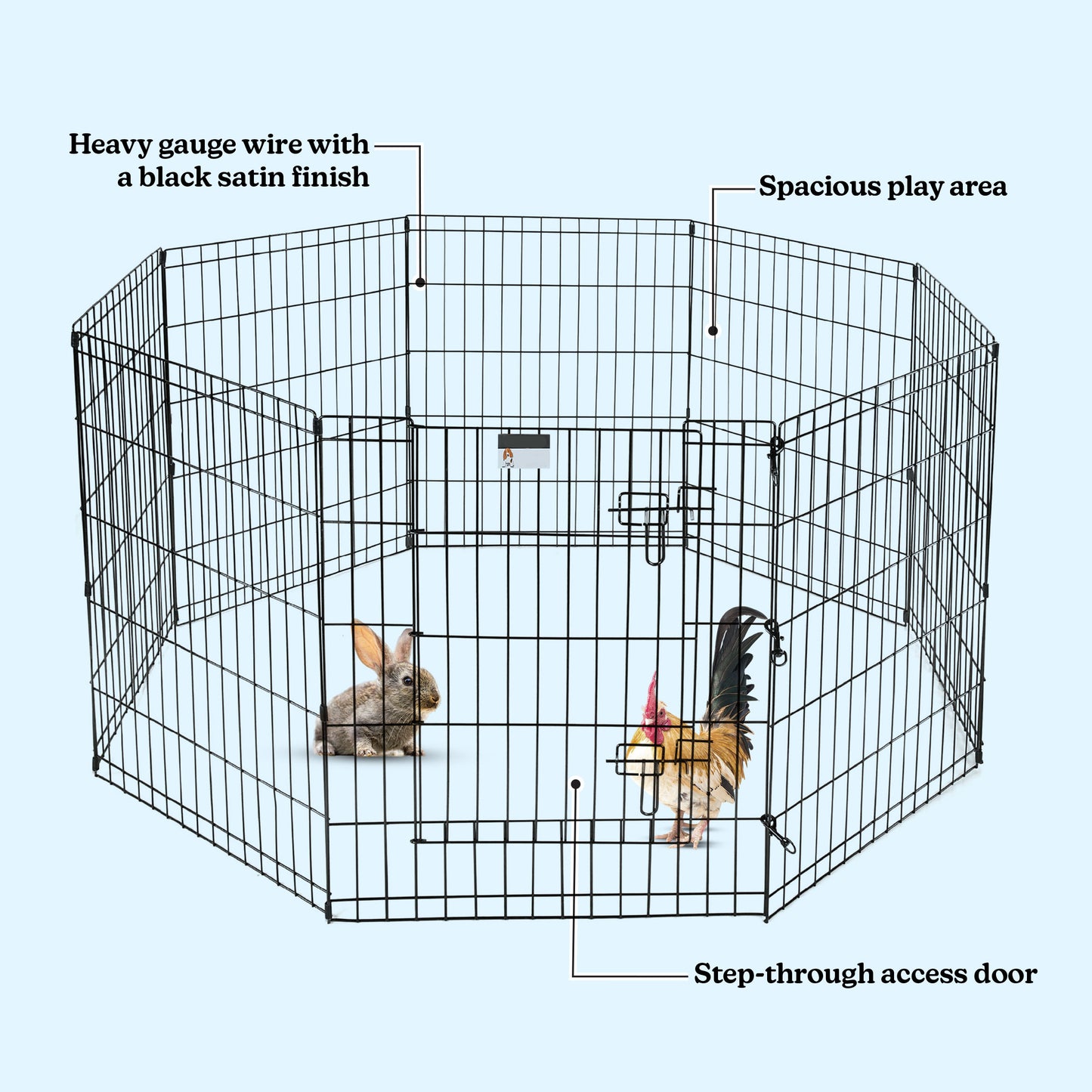 PETMAKER Indoor/Outdoor Foldable Dog Playpen