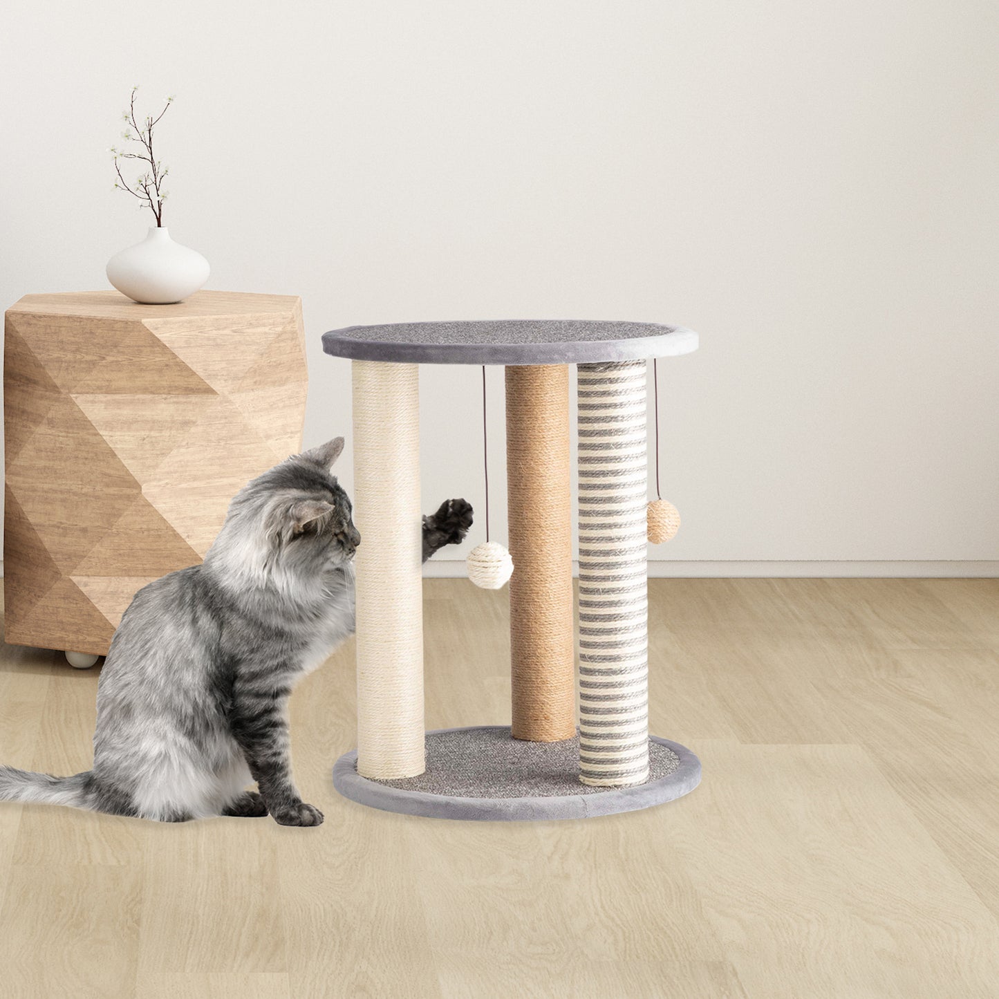 3-Post Cat Scratching Tower
