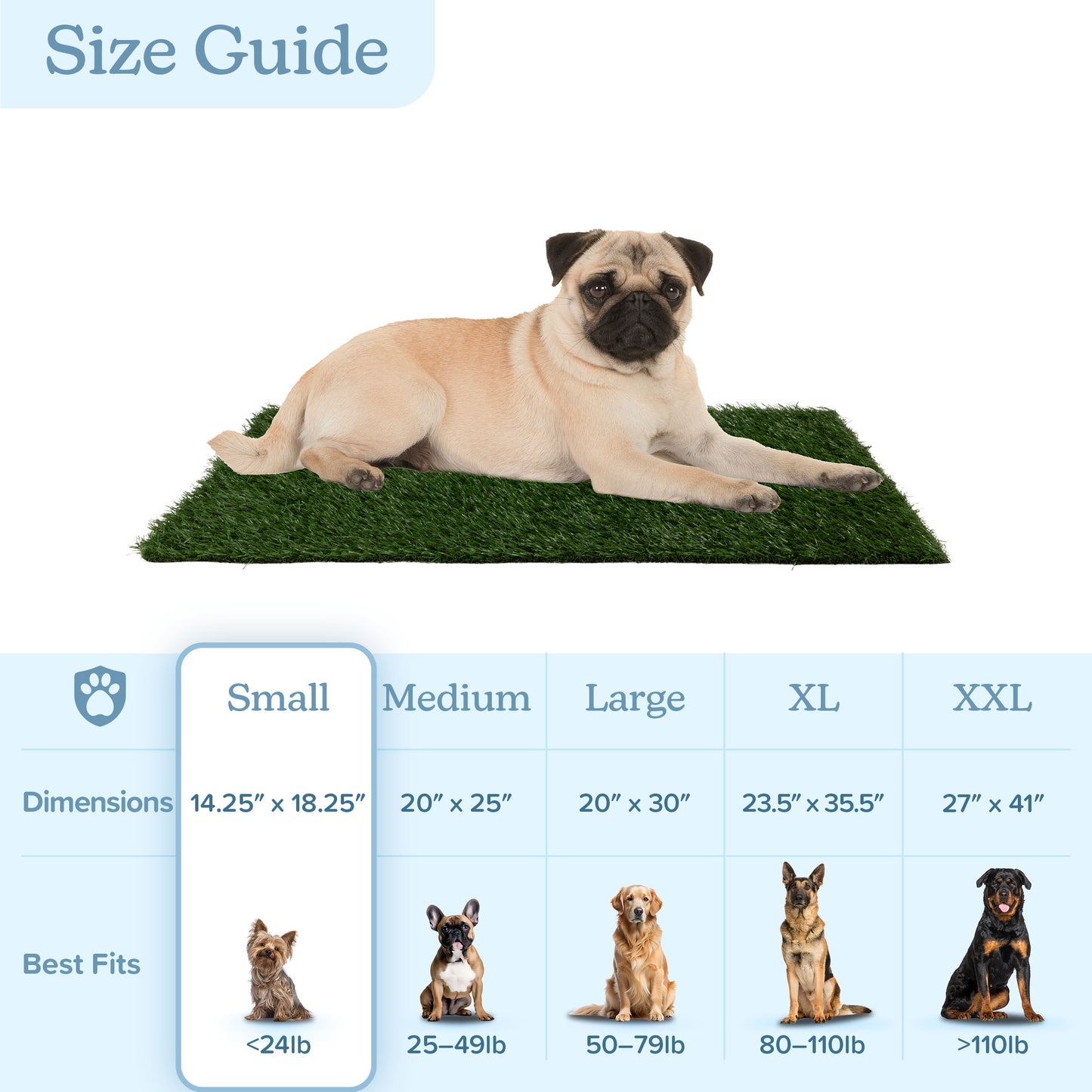 3 Replacement Turf Grass Pee Pads