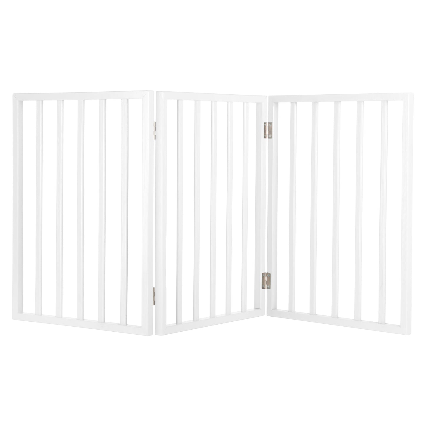 PETMAKER 3-Panel Indoor Foldable Pet Gate, White