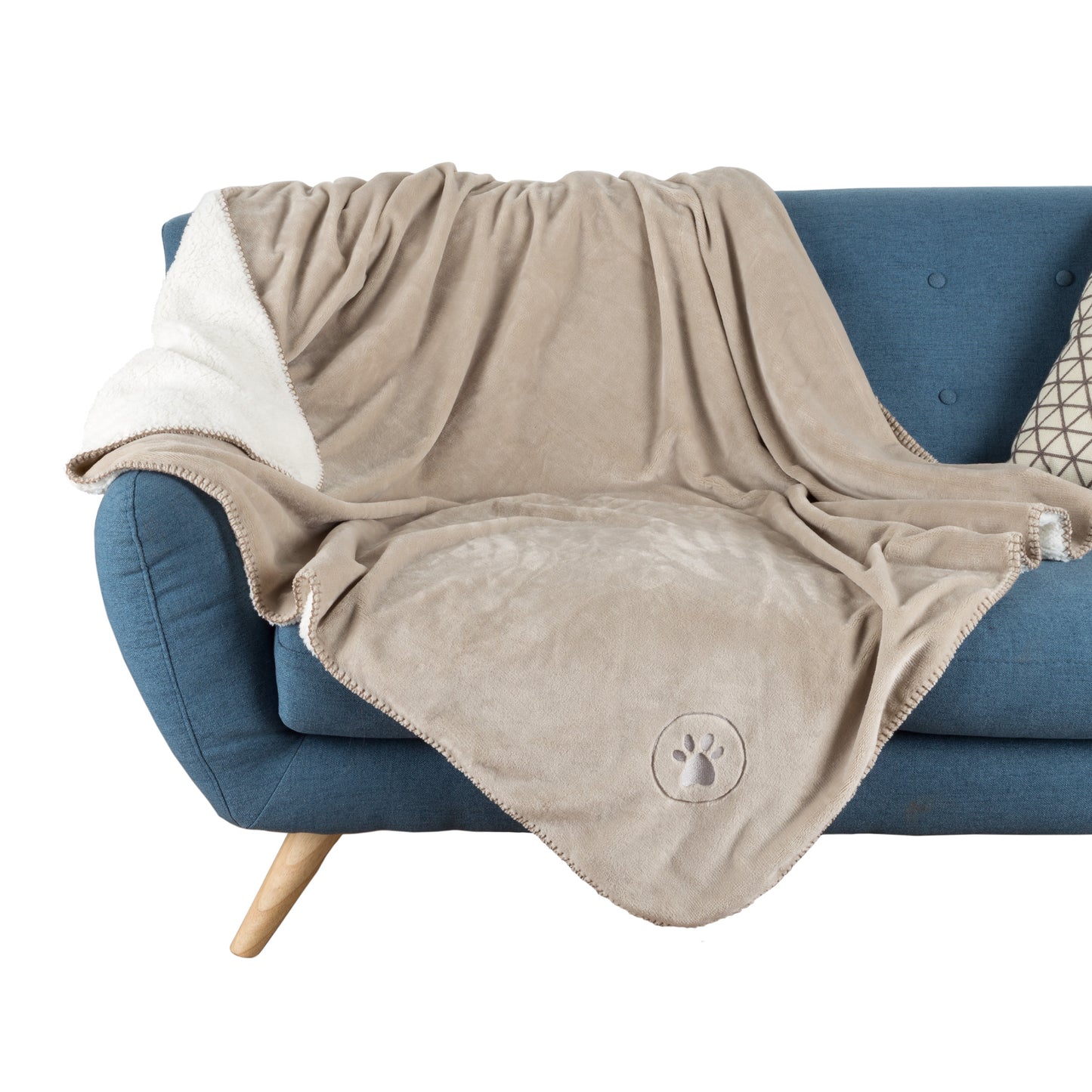 PETMAKER 50x60-Inch Waterproof Dog Blanket, Tan