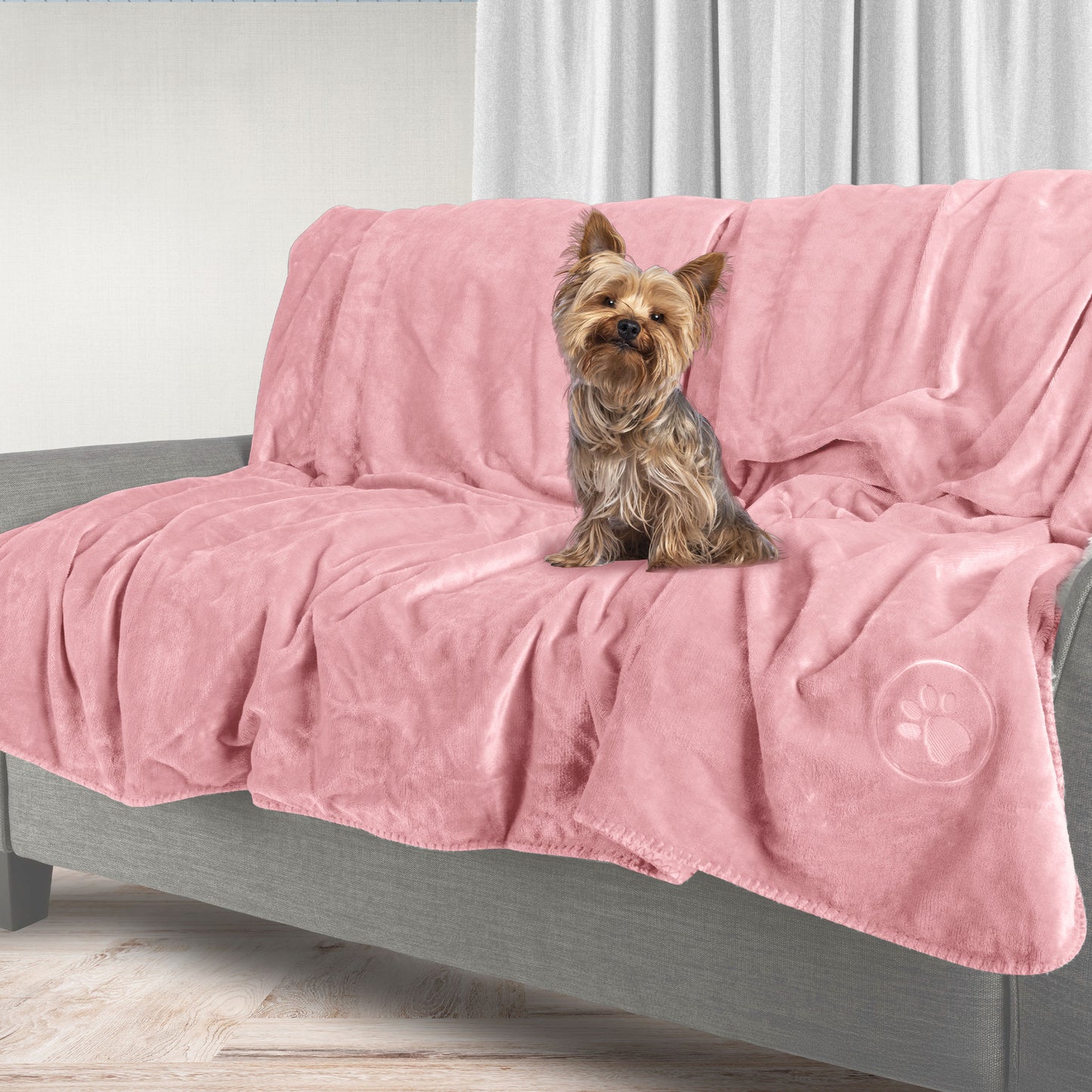 PETMAKER 30x40-Inch Waterproof Dog Blanket, Pink