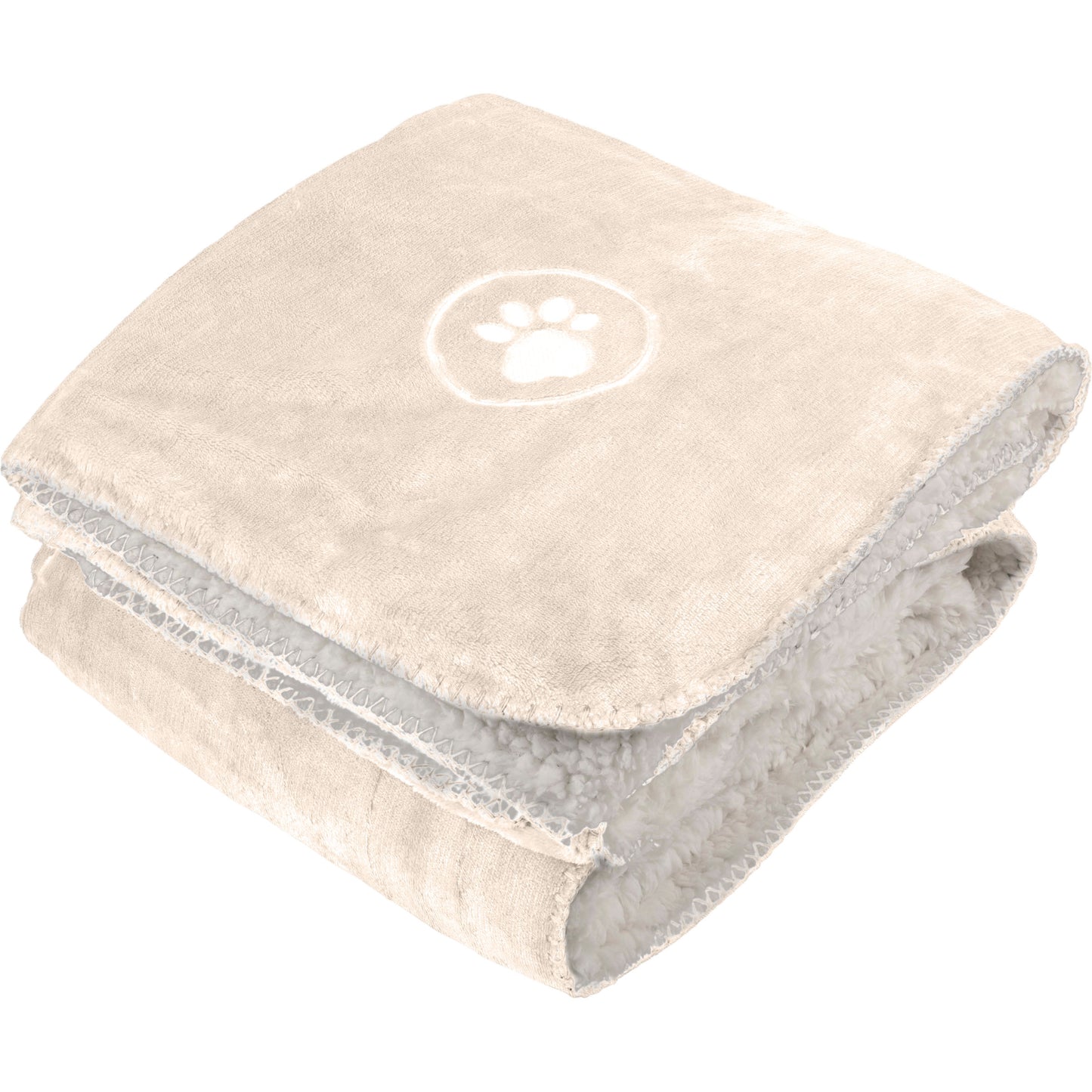 PETMAKER 50x60-Inch Waterproof Dog Blanket, Cream