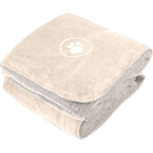 PETMAKER 50x60-Inch Waterproof Dog Blanket, Cream