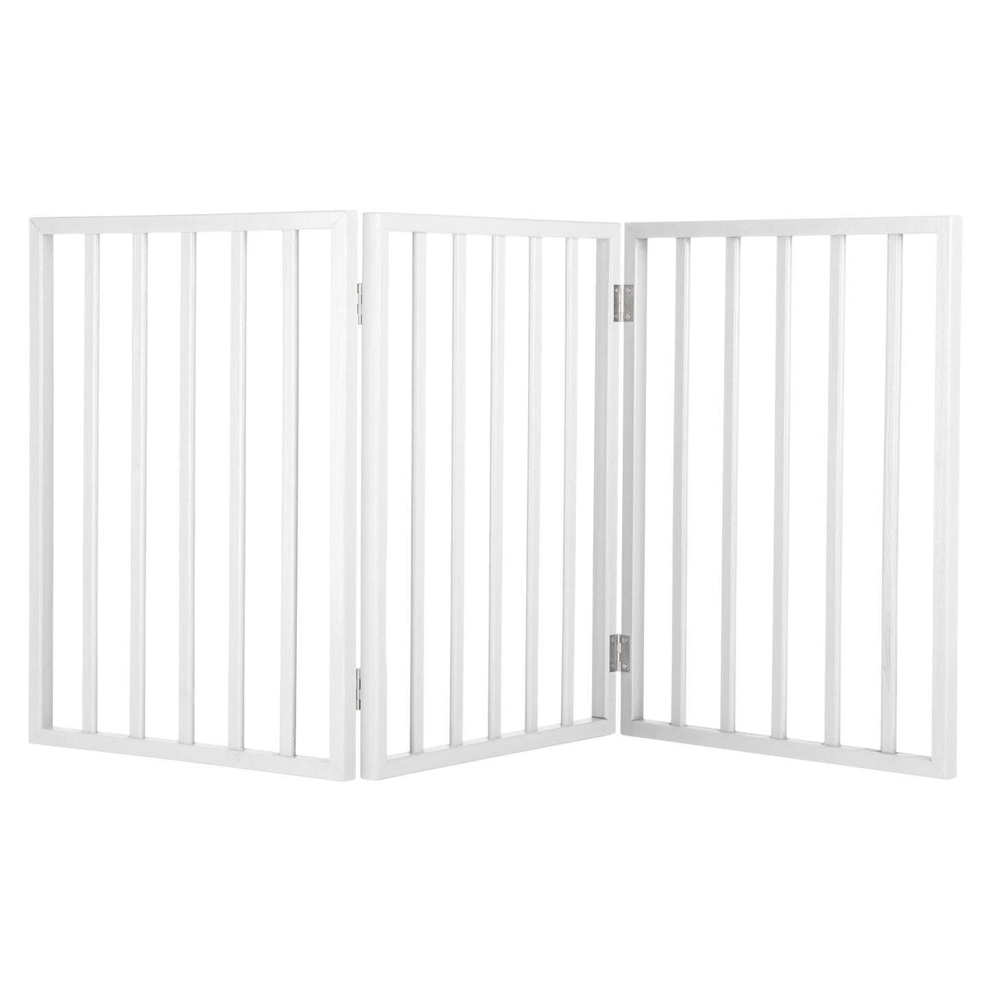 PETMAKER 3-Panel Indoor Foldable Pet Gate, White