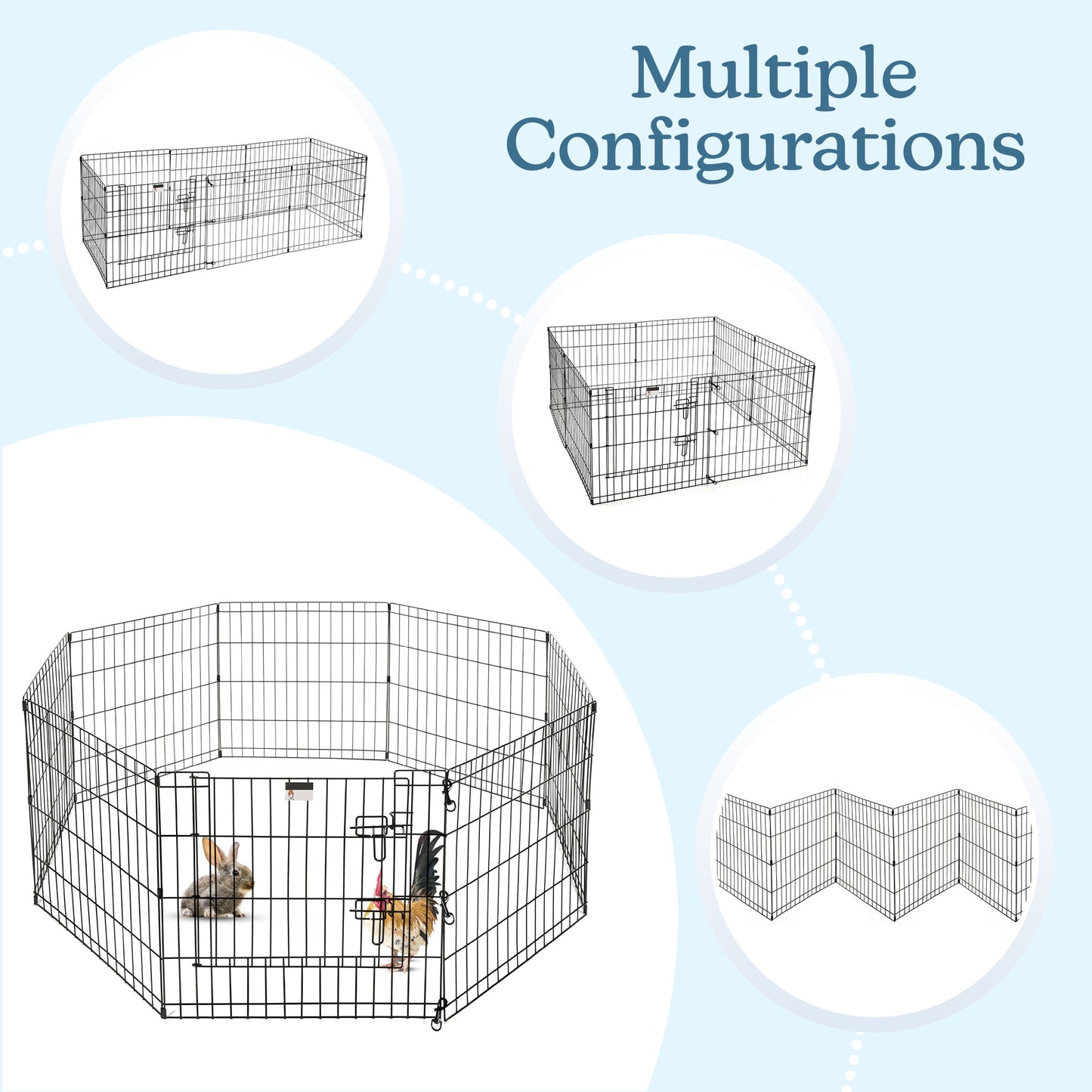 PETMAKER Indoor/Outdoor Foldable Dog Playpen