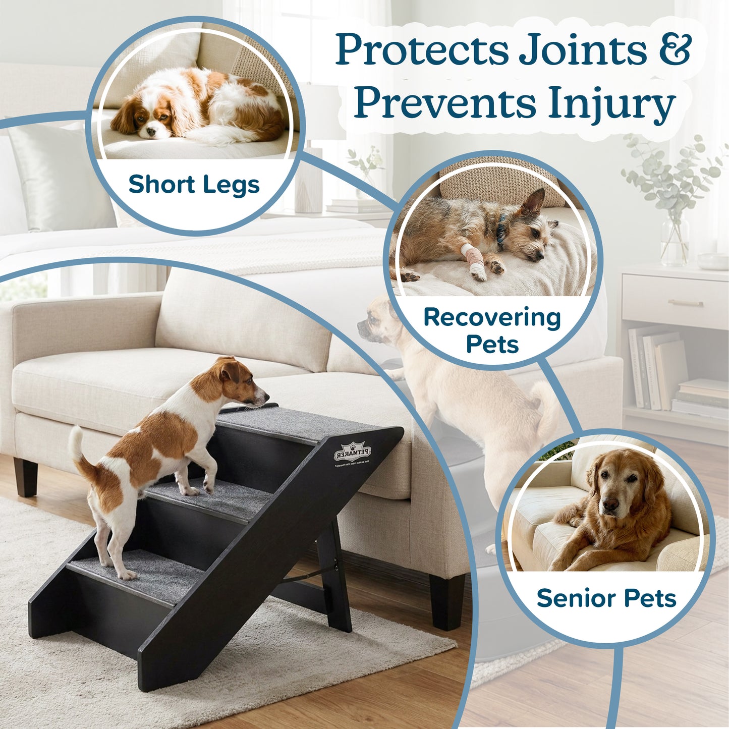Foldable Nonslip Pet Stairs