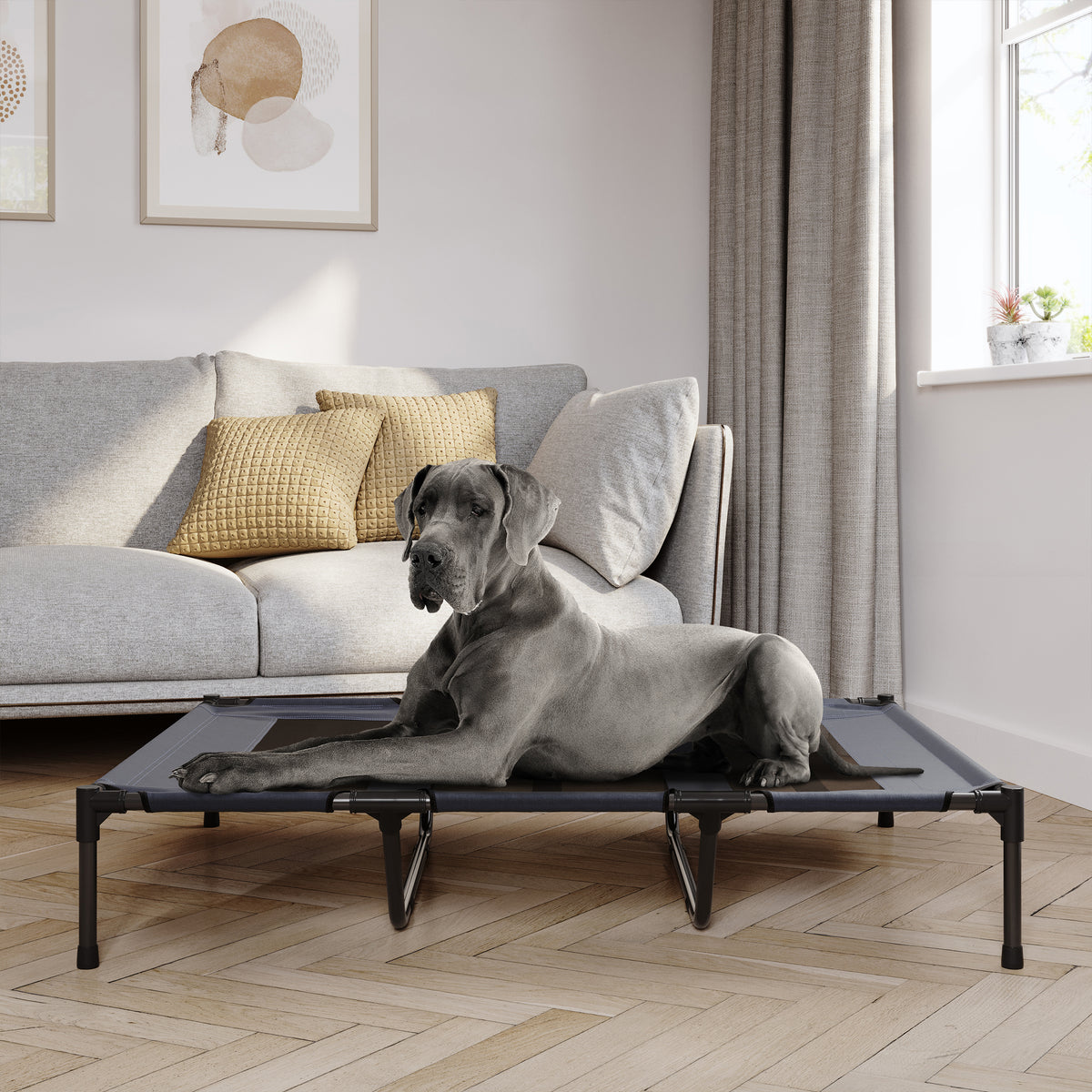 Waterproof Dog Bed Cover - 36x36 Inch Replacement Cover, Machine Washable & Scratch Resistant