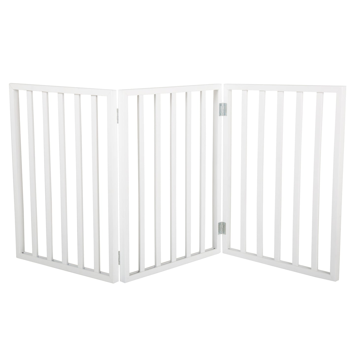 PETMAKER 3-Panel Indoor Foldable Pet Gate, White